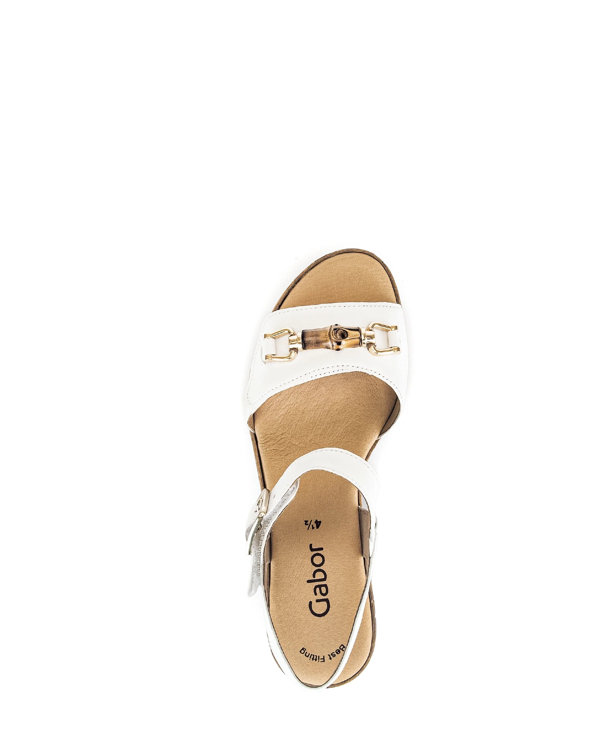 Sandales ecrus en cuir - Image 5