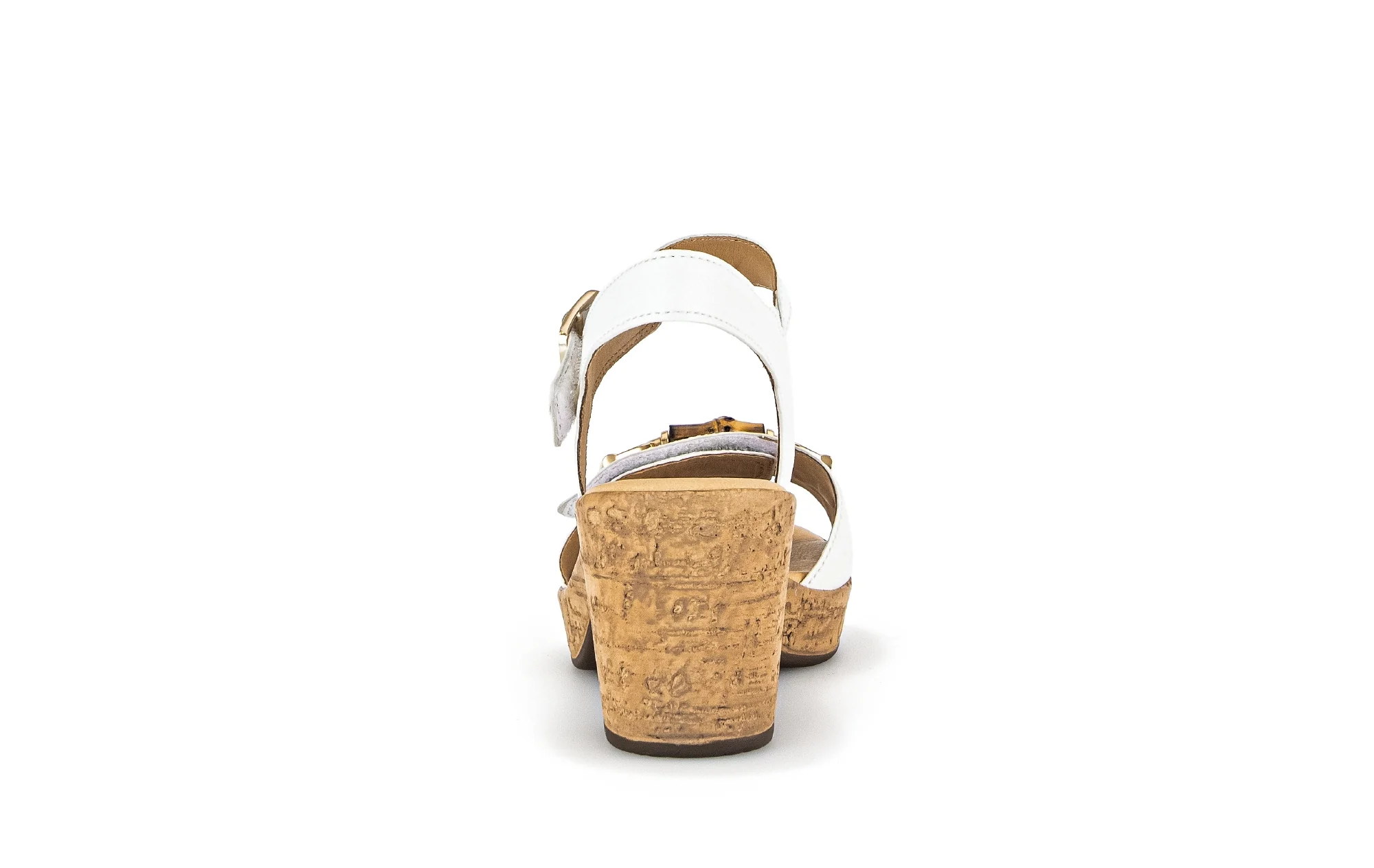 Sandales ecrus en cuir - Image 6