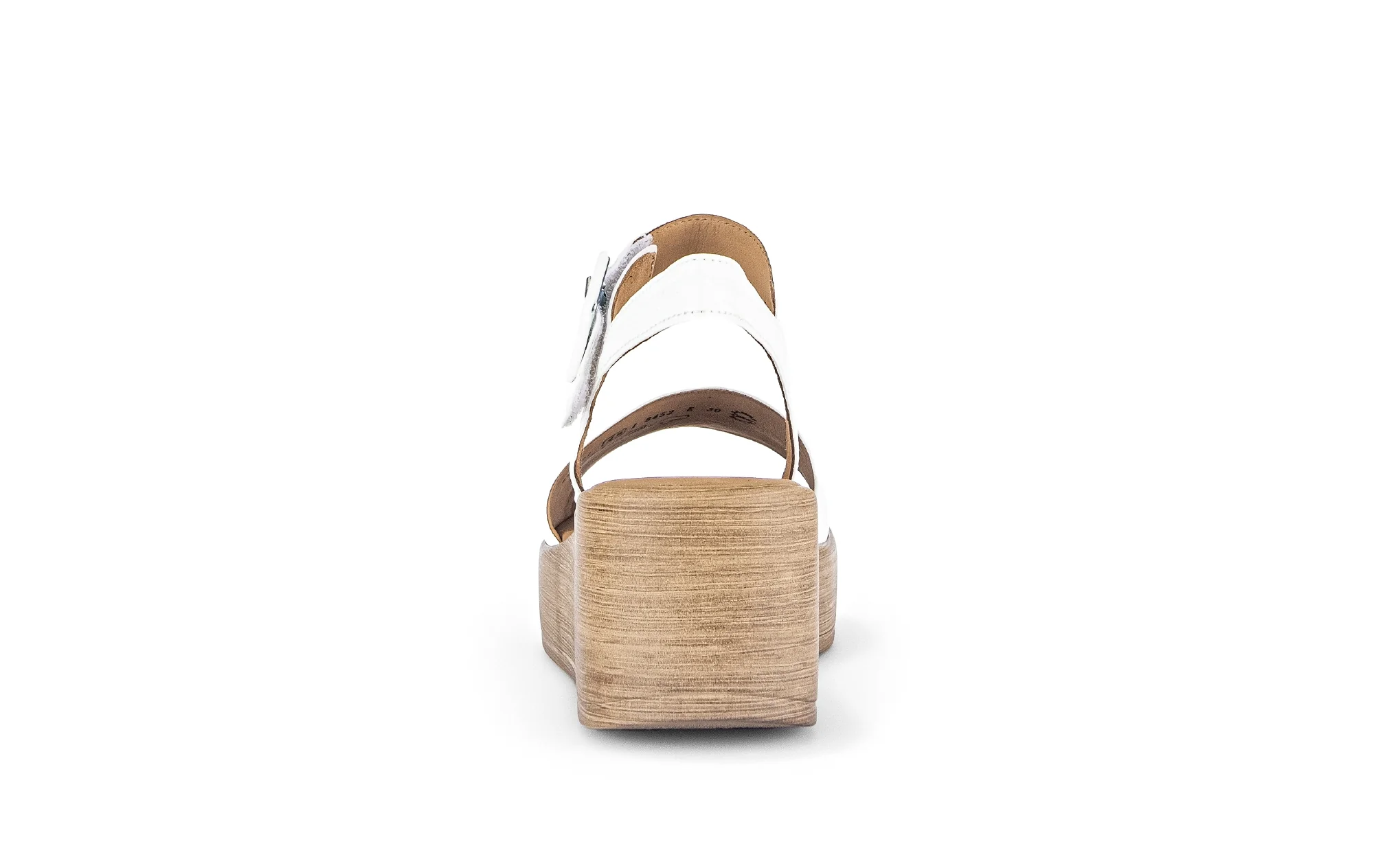 Sandales ecrus en cuir - Image 6