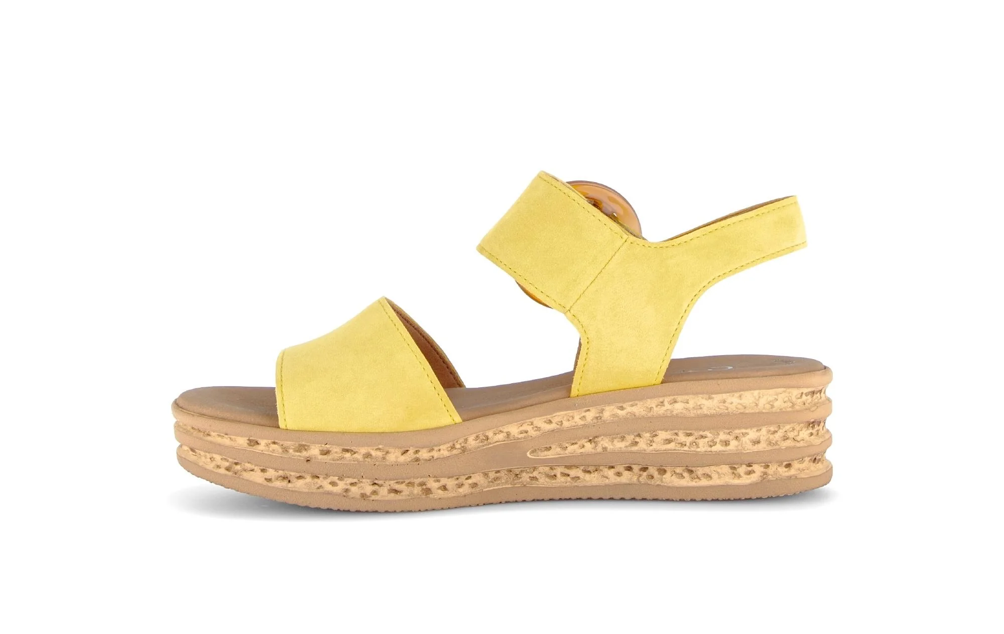 Sandales jaunes en nubuck - Image 2