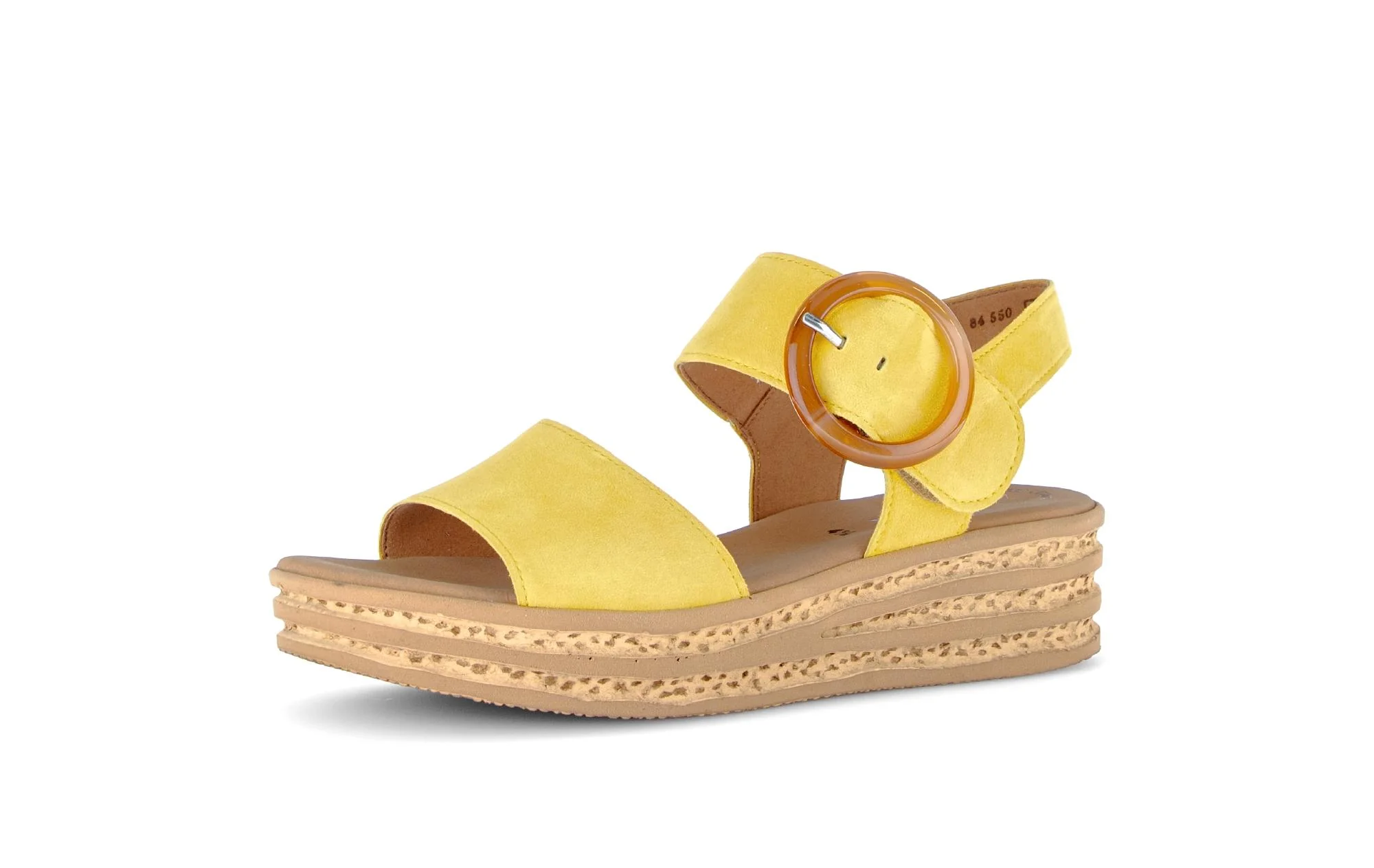 Sandales jaunes en nubuck - Image 6