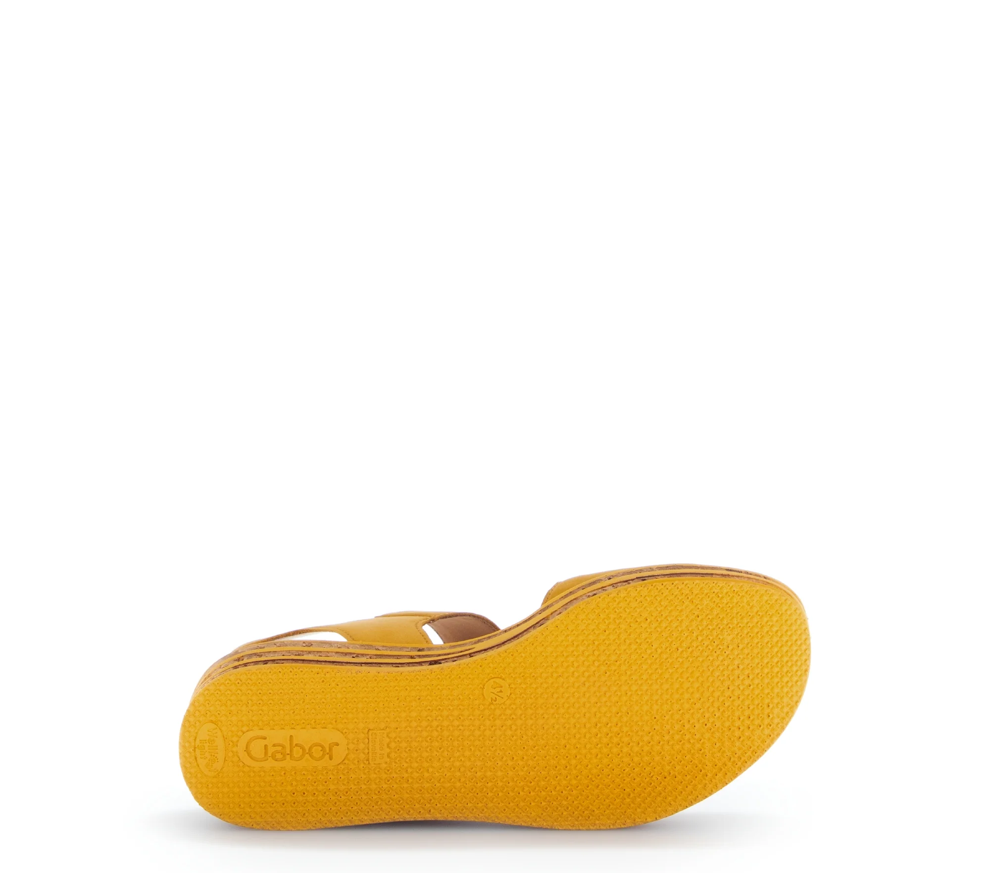 Sandales jaunes en cuir nubuck - Image 6