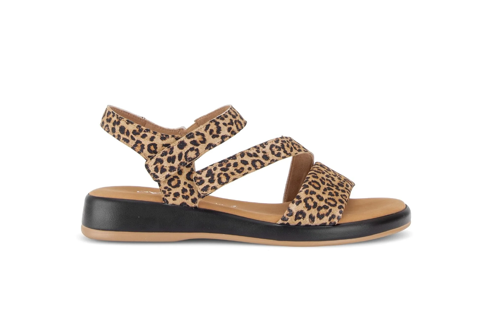 Sandales léopard en cuir
