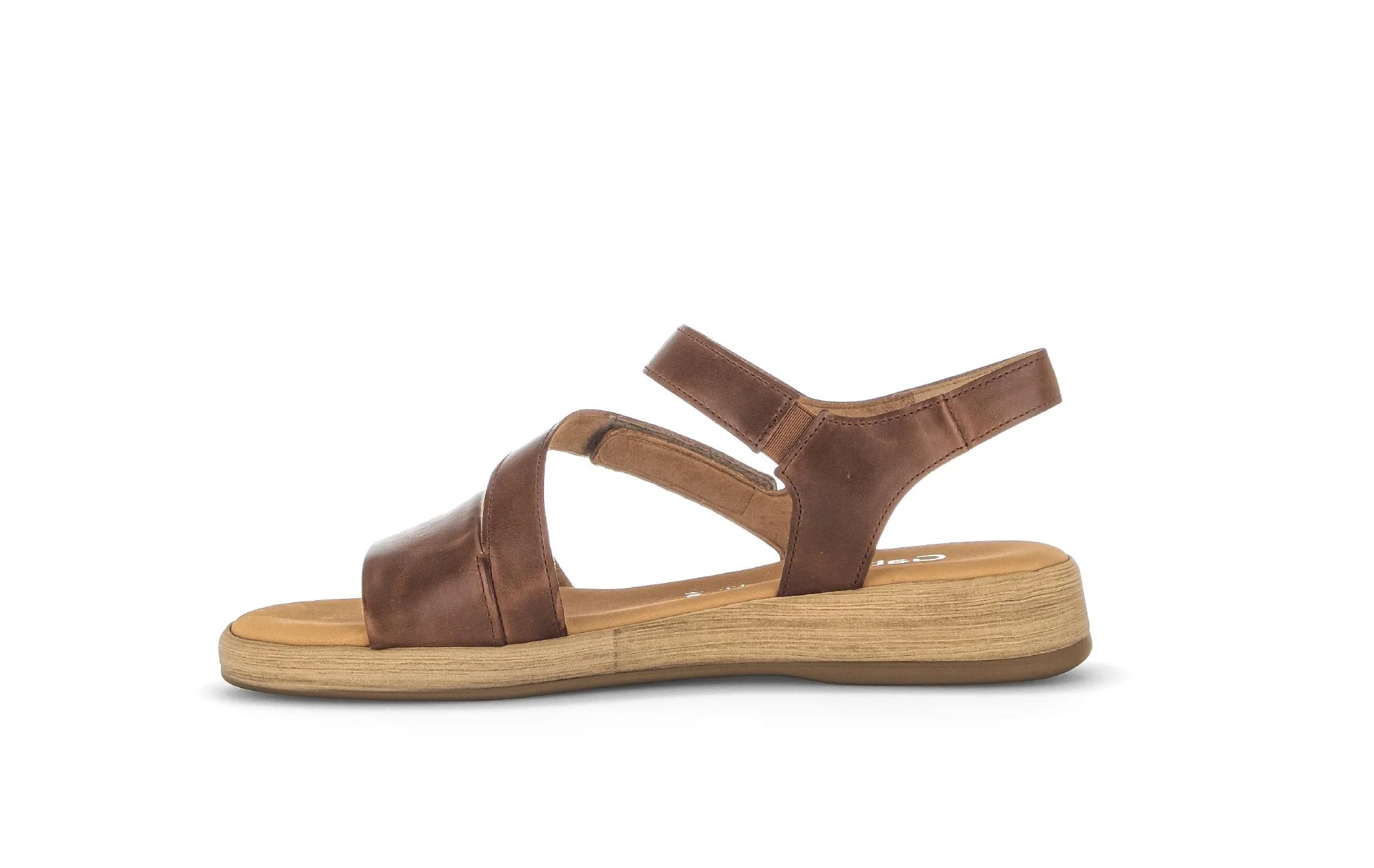 Sandales marron en cuir - Image 2