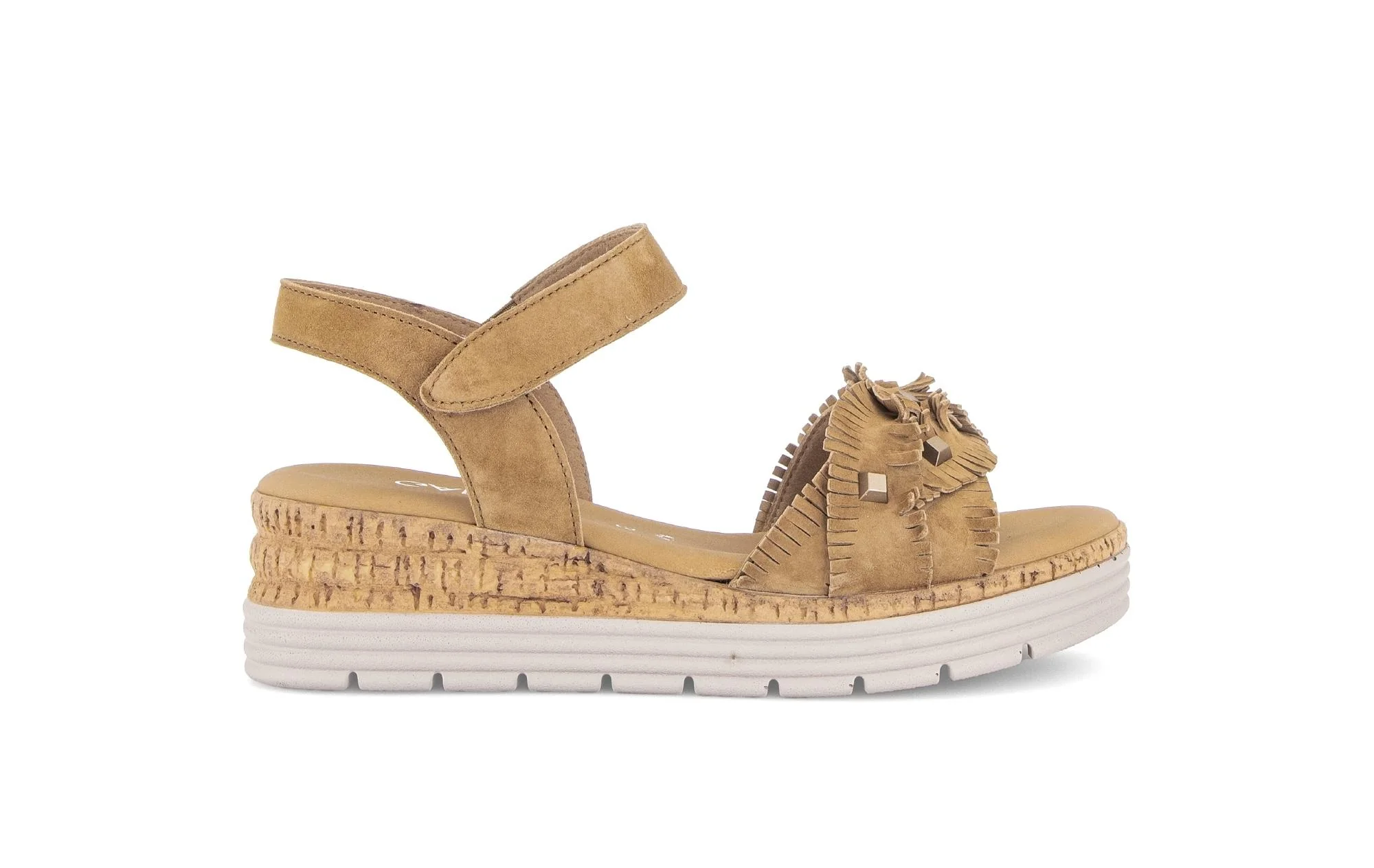 Sandales beige en cuir
