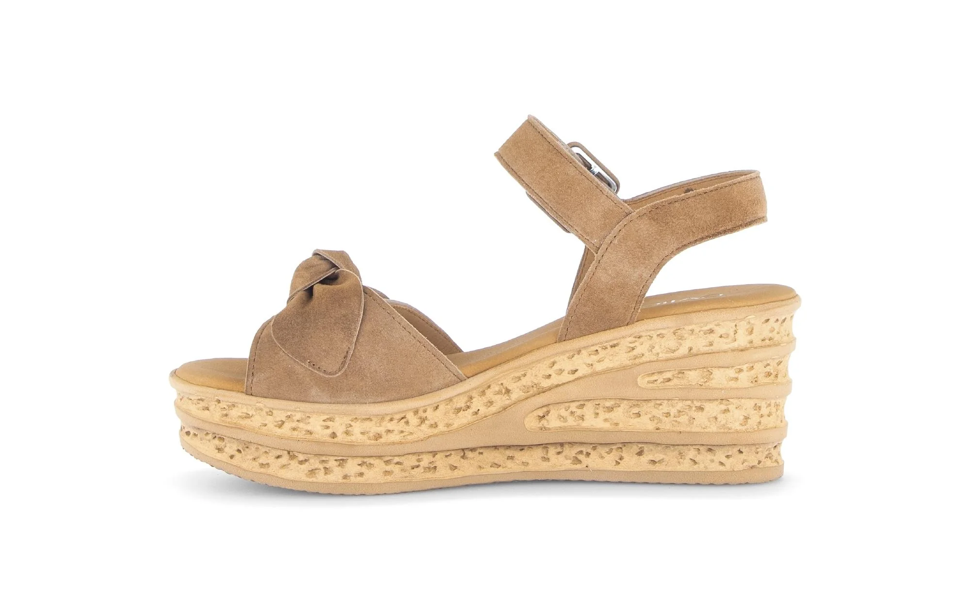 Sandales marron en cuir - Image 2