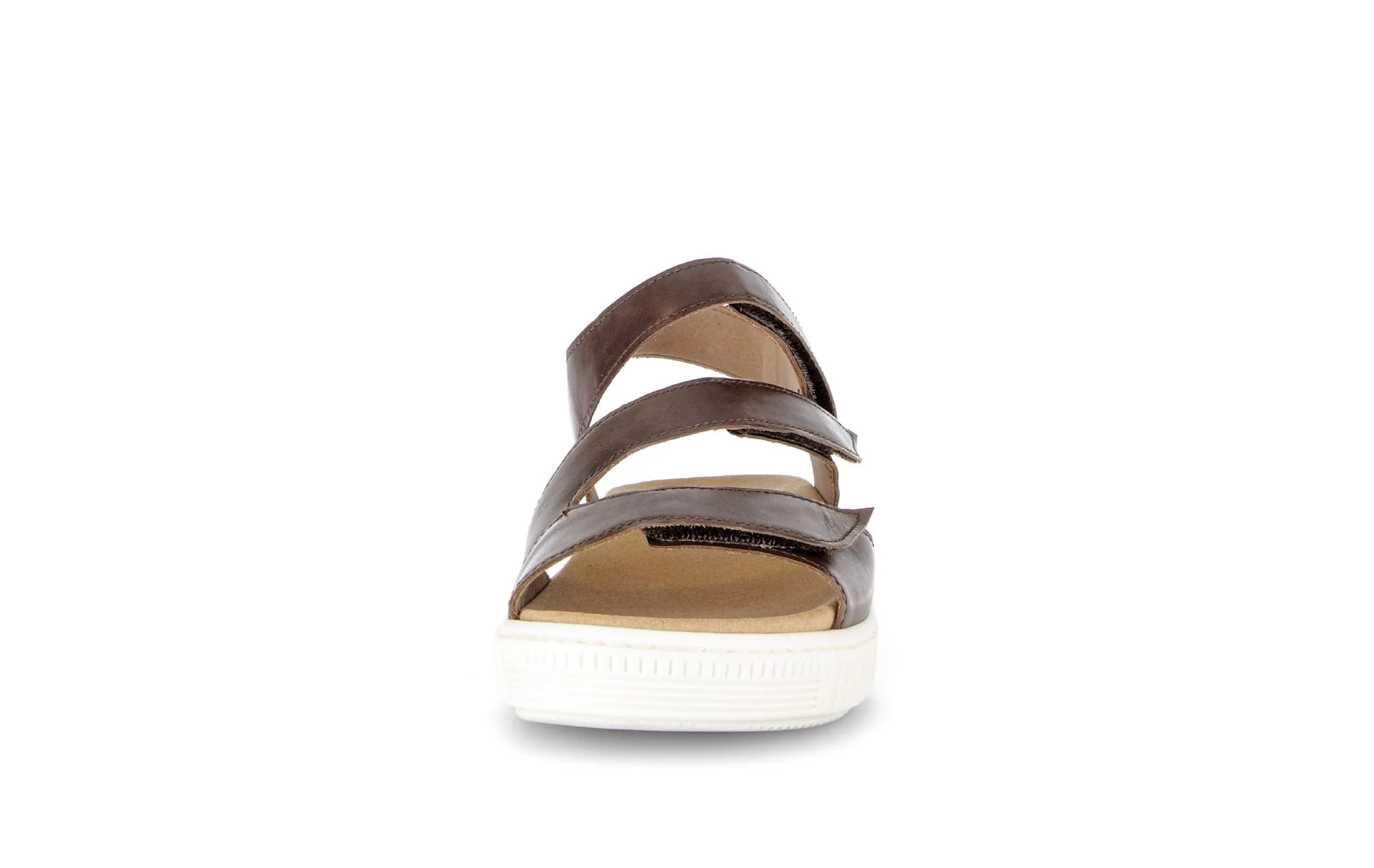 Sandales marron en cuir (semelle amovible) - Image 5