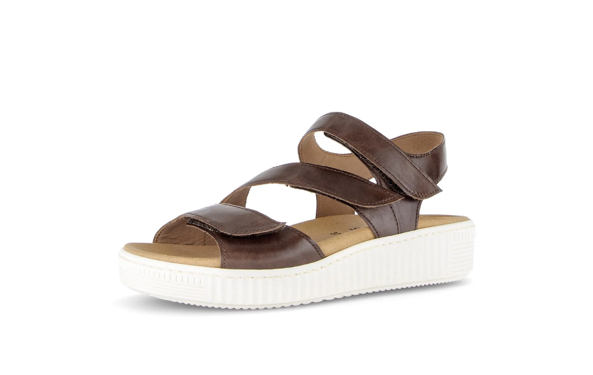 Sandales marron en cuir (semelle amovible) - Image 6