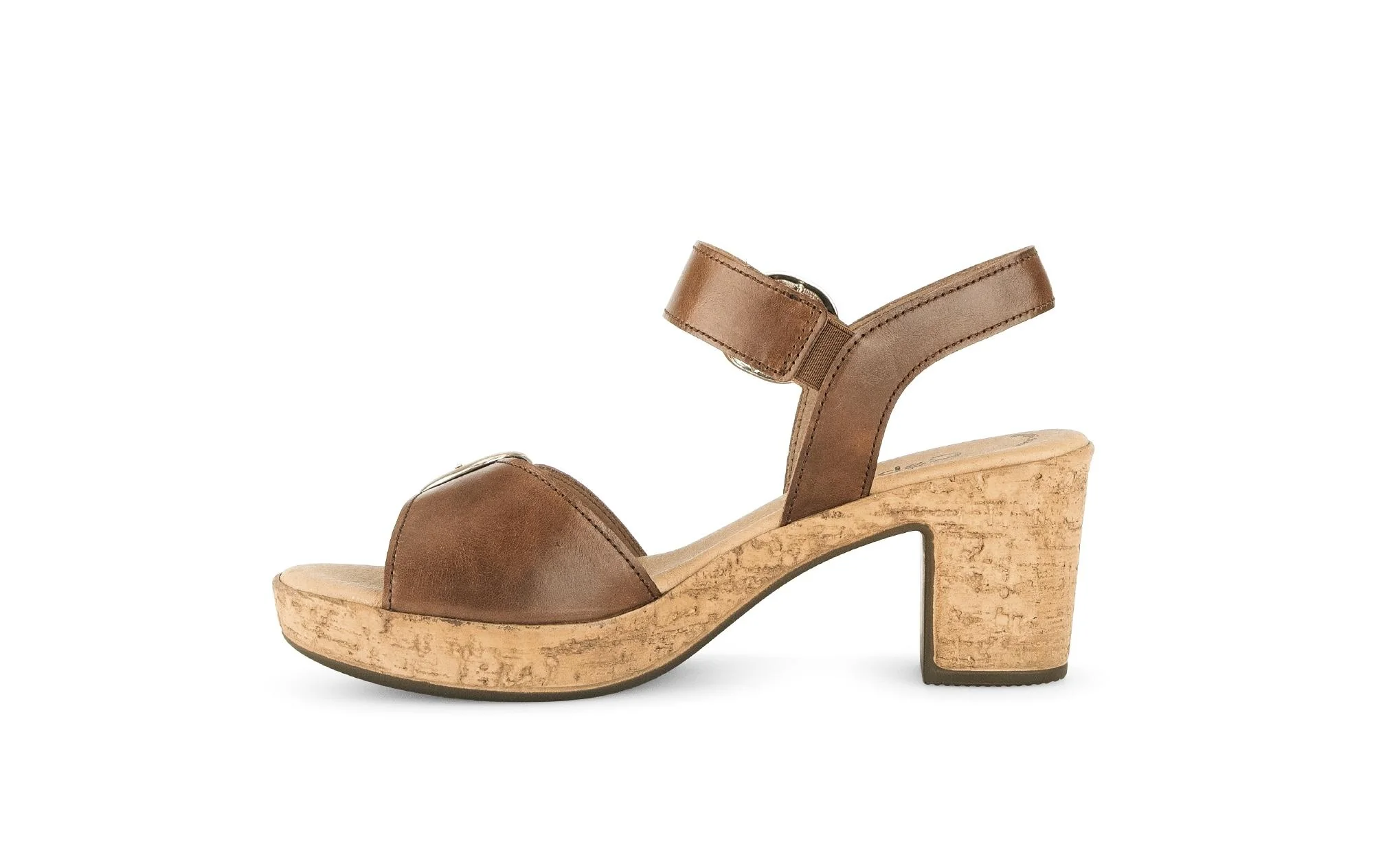 Sandales marron en cuir - Image 2