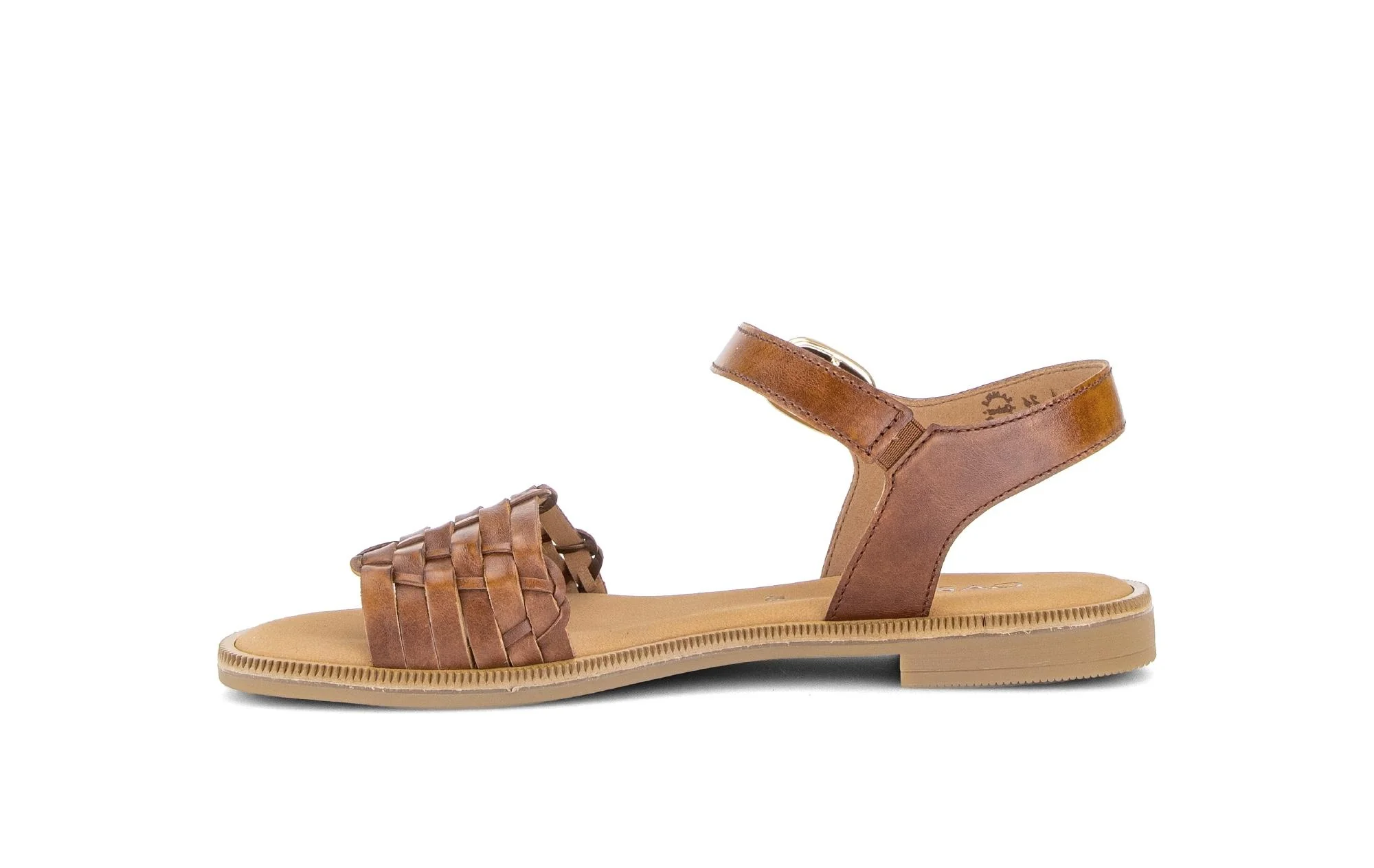 Sandales marron en cuir - Image 2