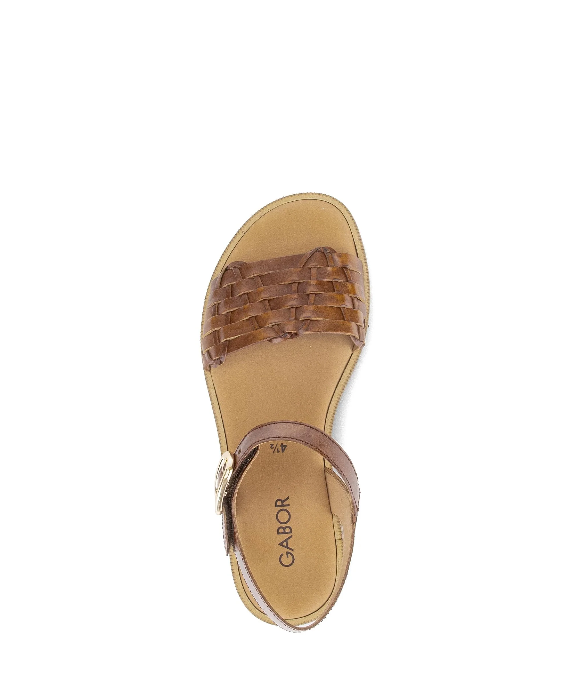 Sandales marron en cuir - Image 3