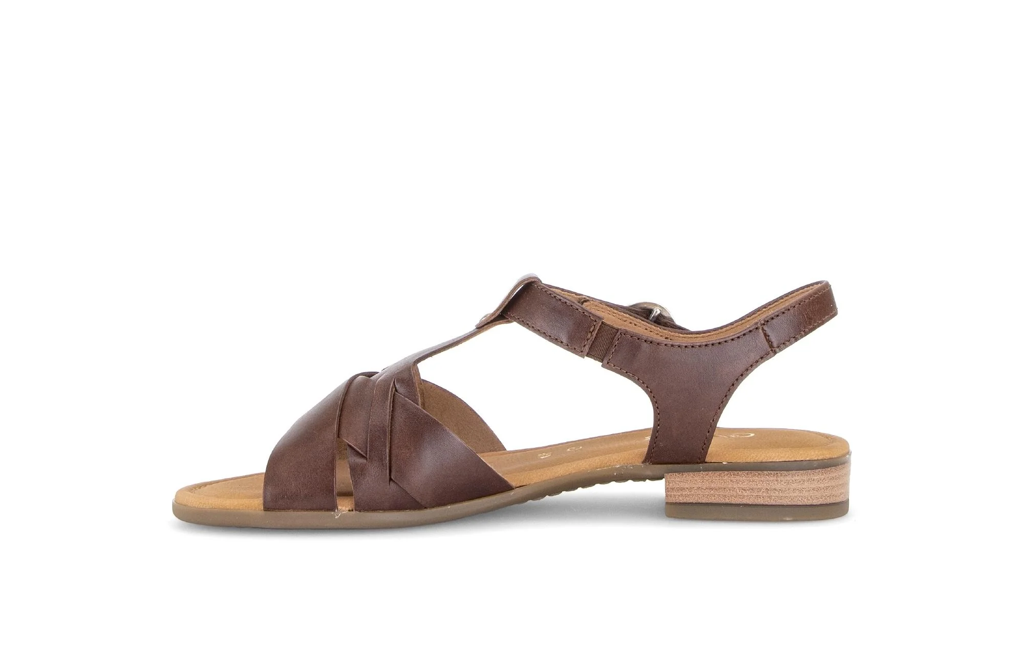 Sandales marron en cuir - Image 2