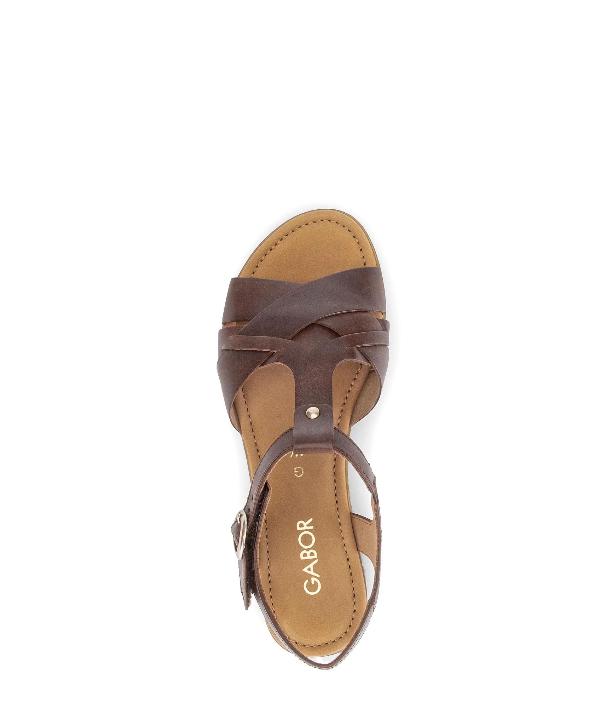 Sandales marron en cuir - Image 3