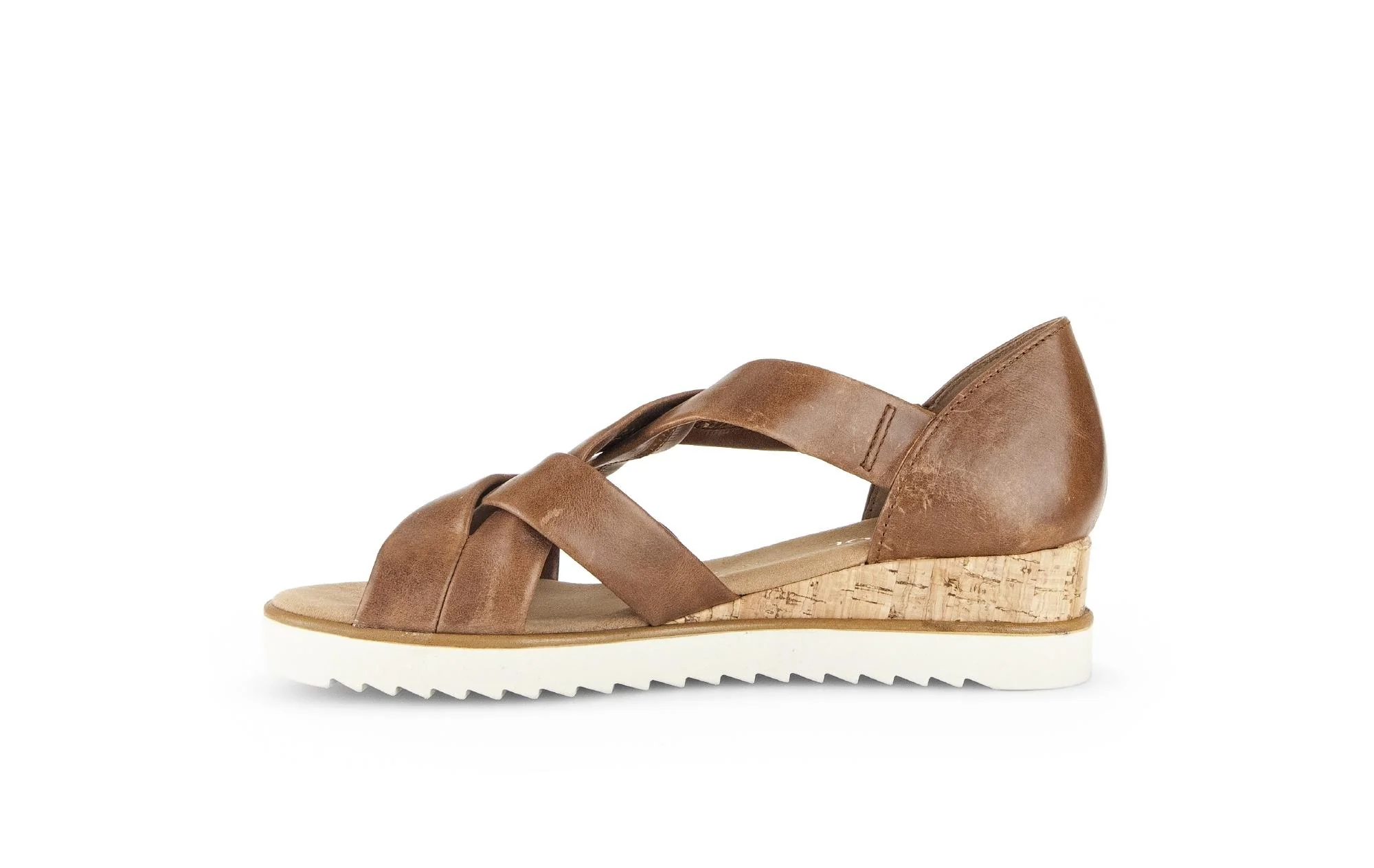 Sandales marron en cuir - Image 2