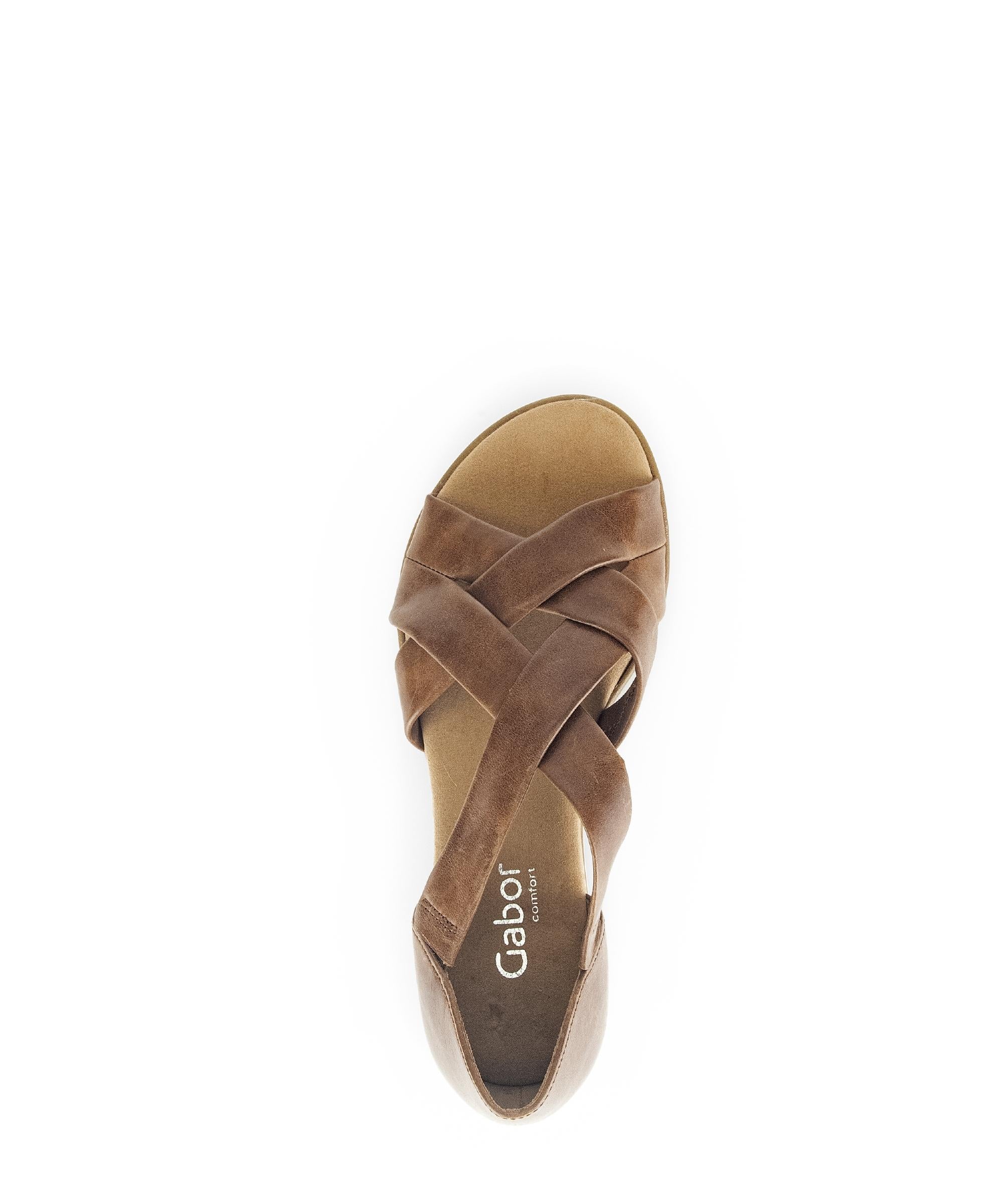 Sandales marron en cuir - Image 3