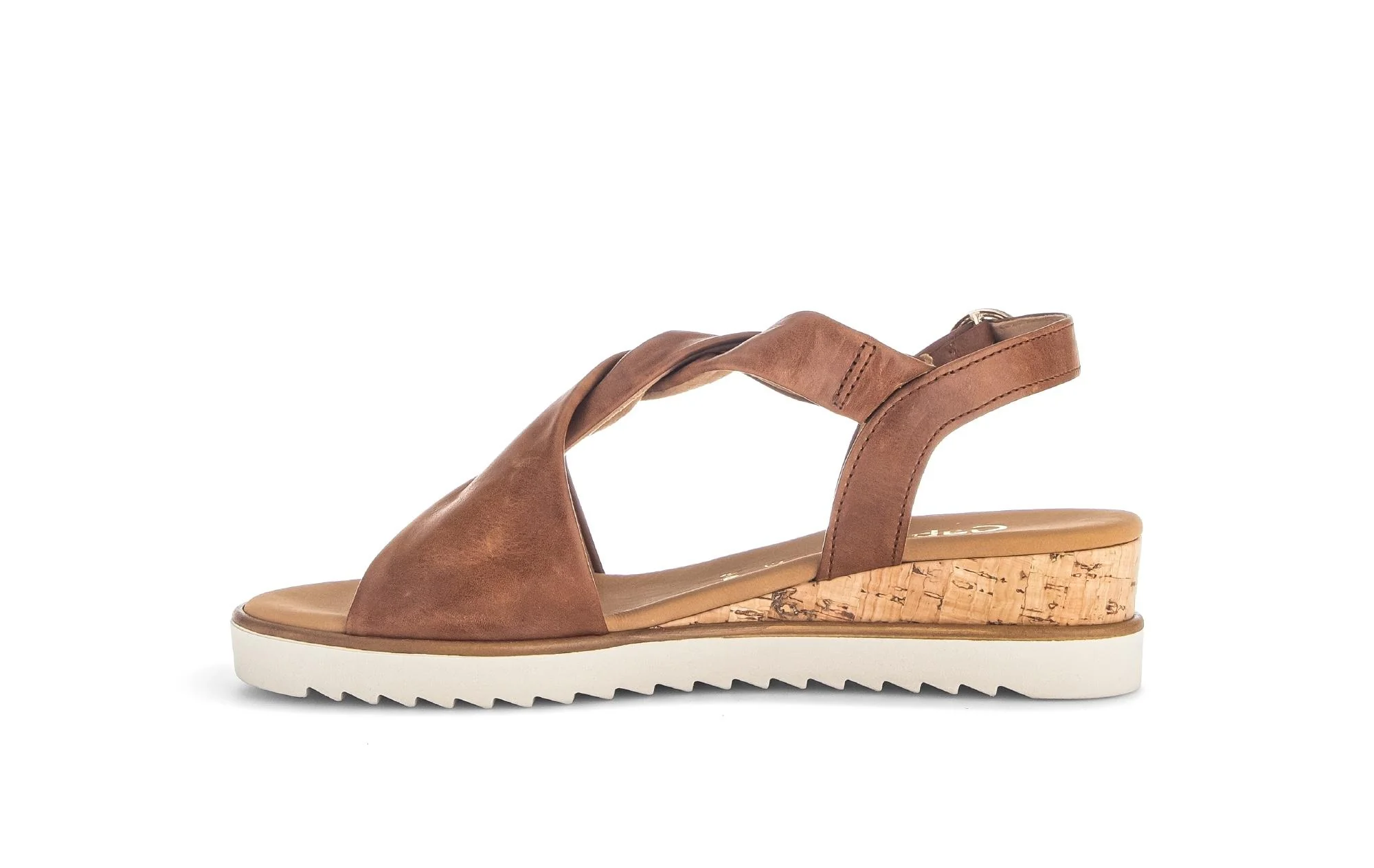 Sandales marron en cuir - Image 2