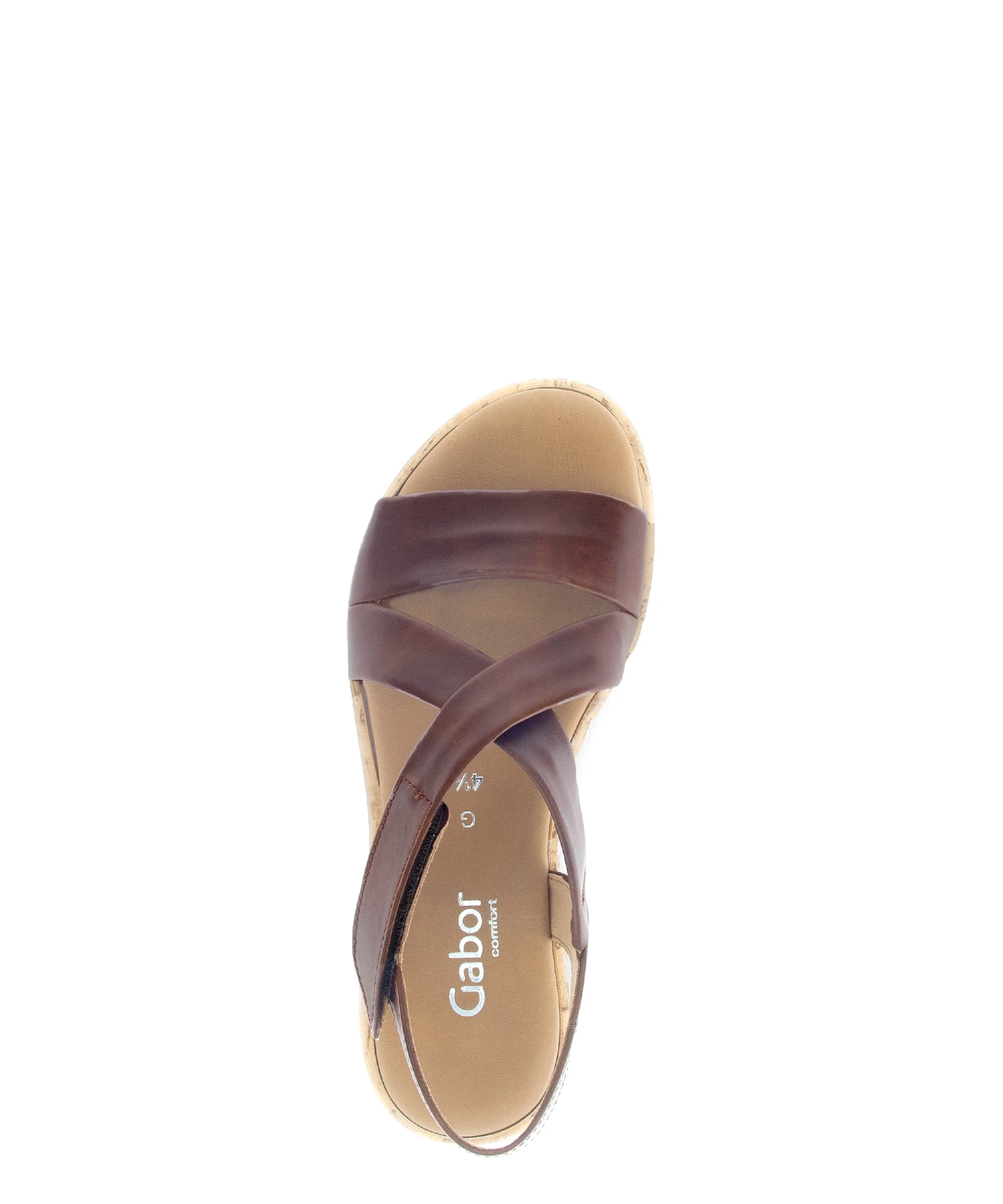 Sandales marron en cuir lisse - Image 3