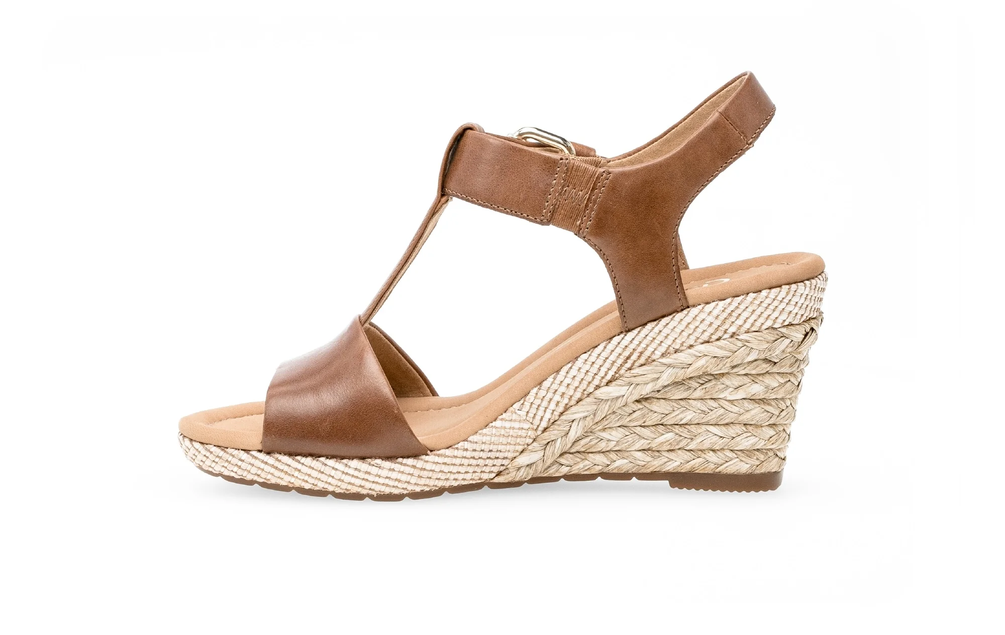 Sandales marron en cuir lisse - Image 2
