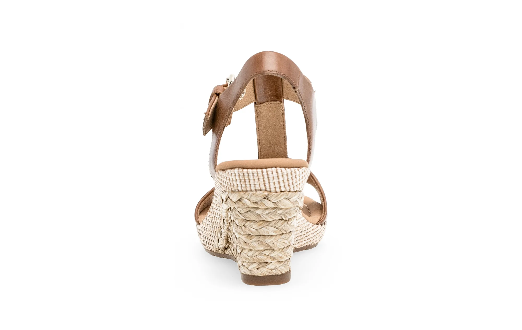 Sandales marron en cuir lisse - Image 4