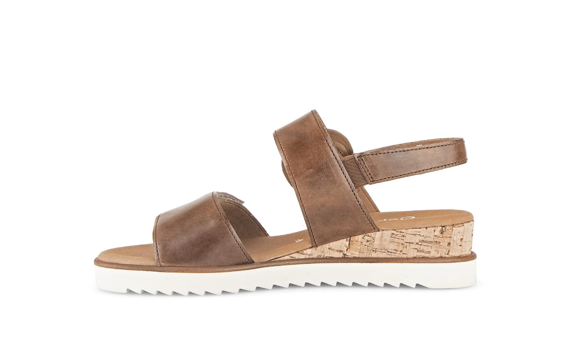 Sandales marron en cuir lisse - Image 2