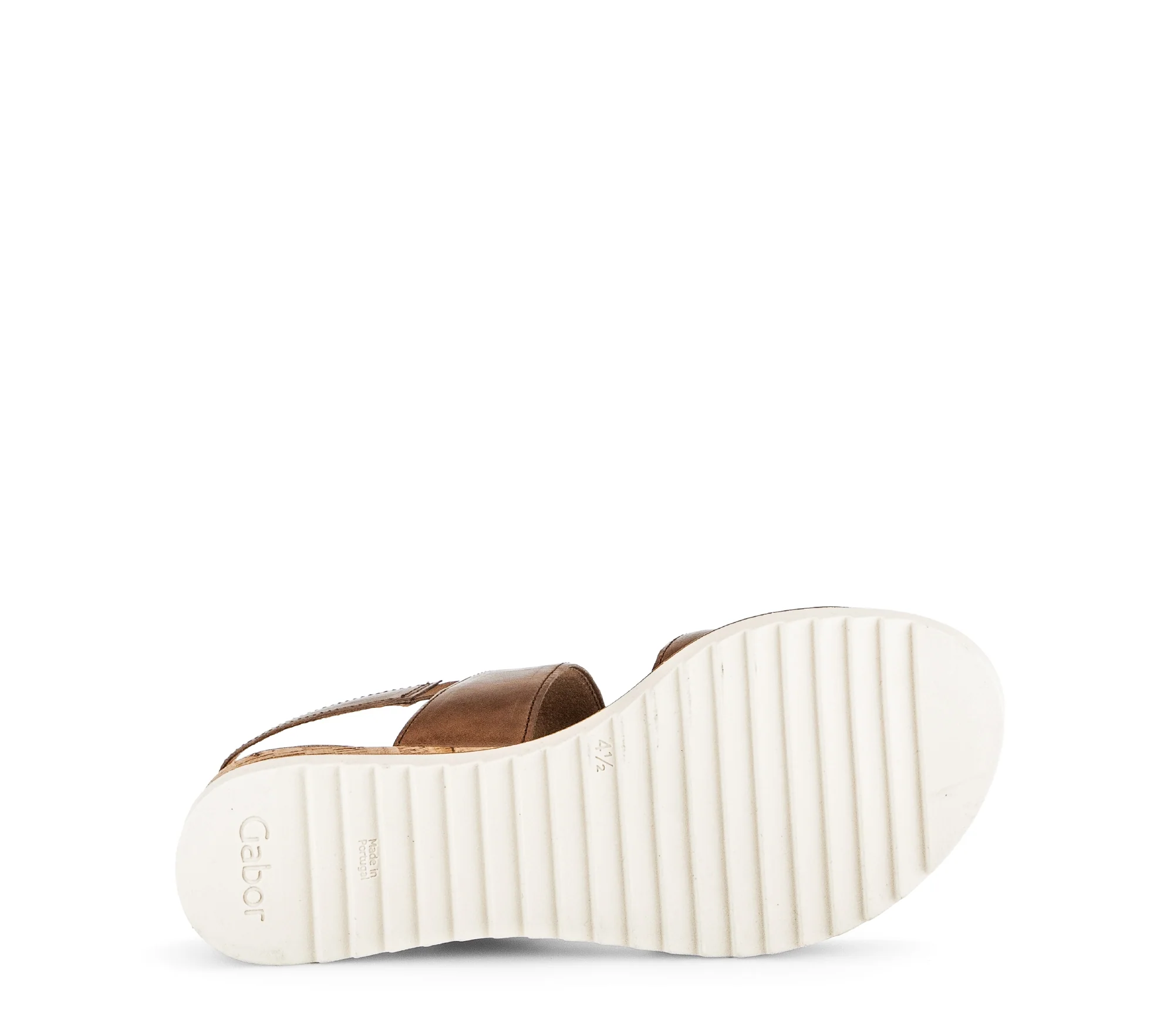 Sandales marron en cuir lisse - Image 7