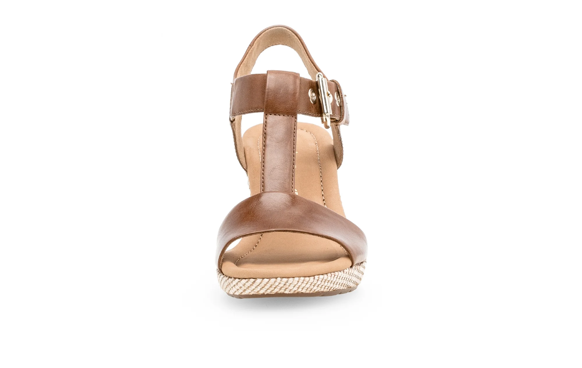 Sandales marron en cuir lisse - Image 5