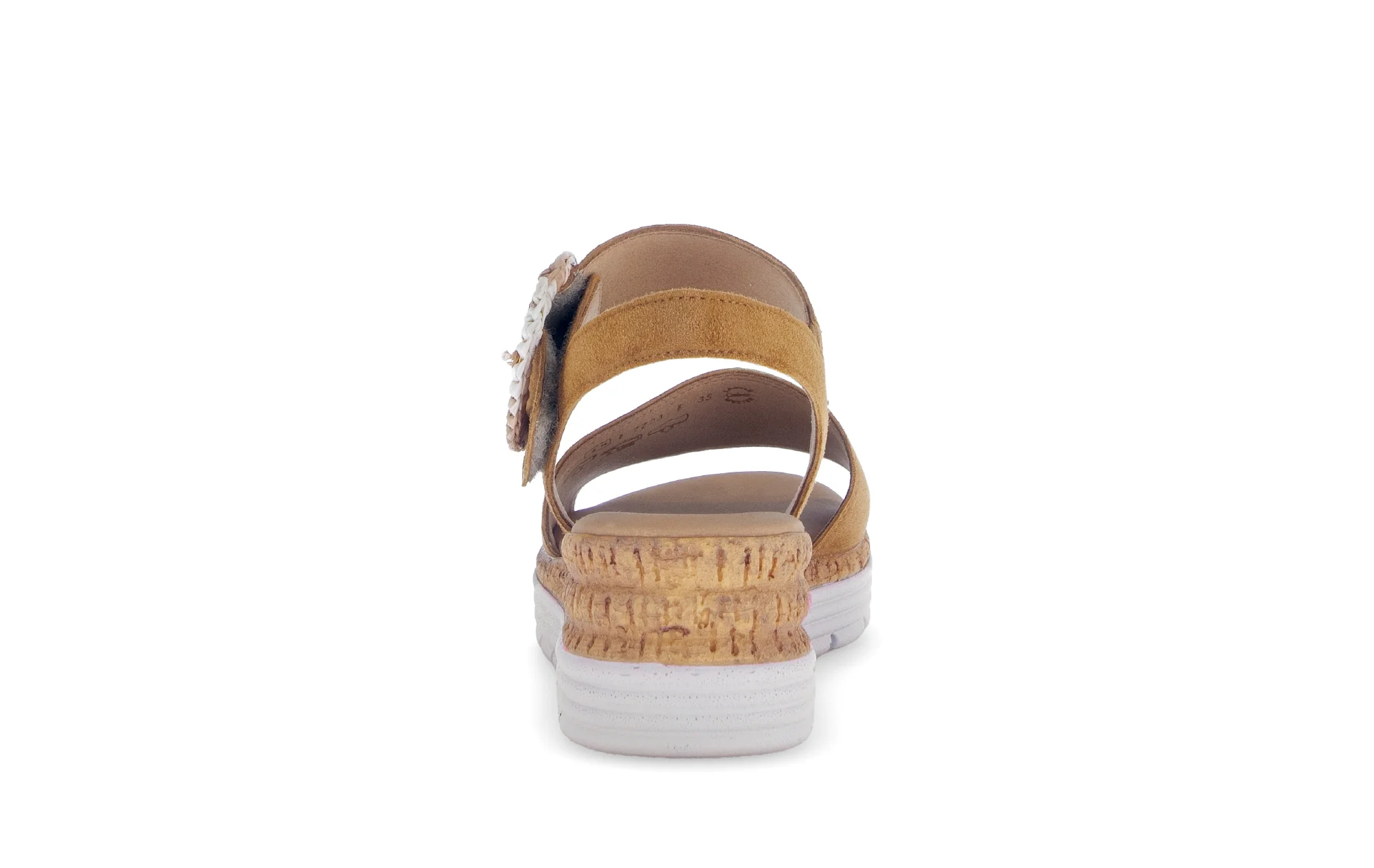 Sandales marron en velours - Image 4