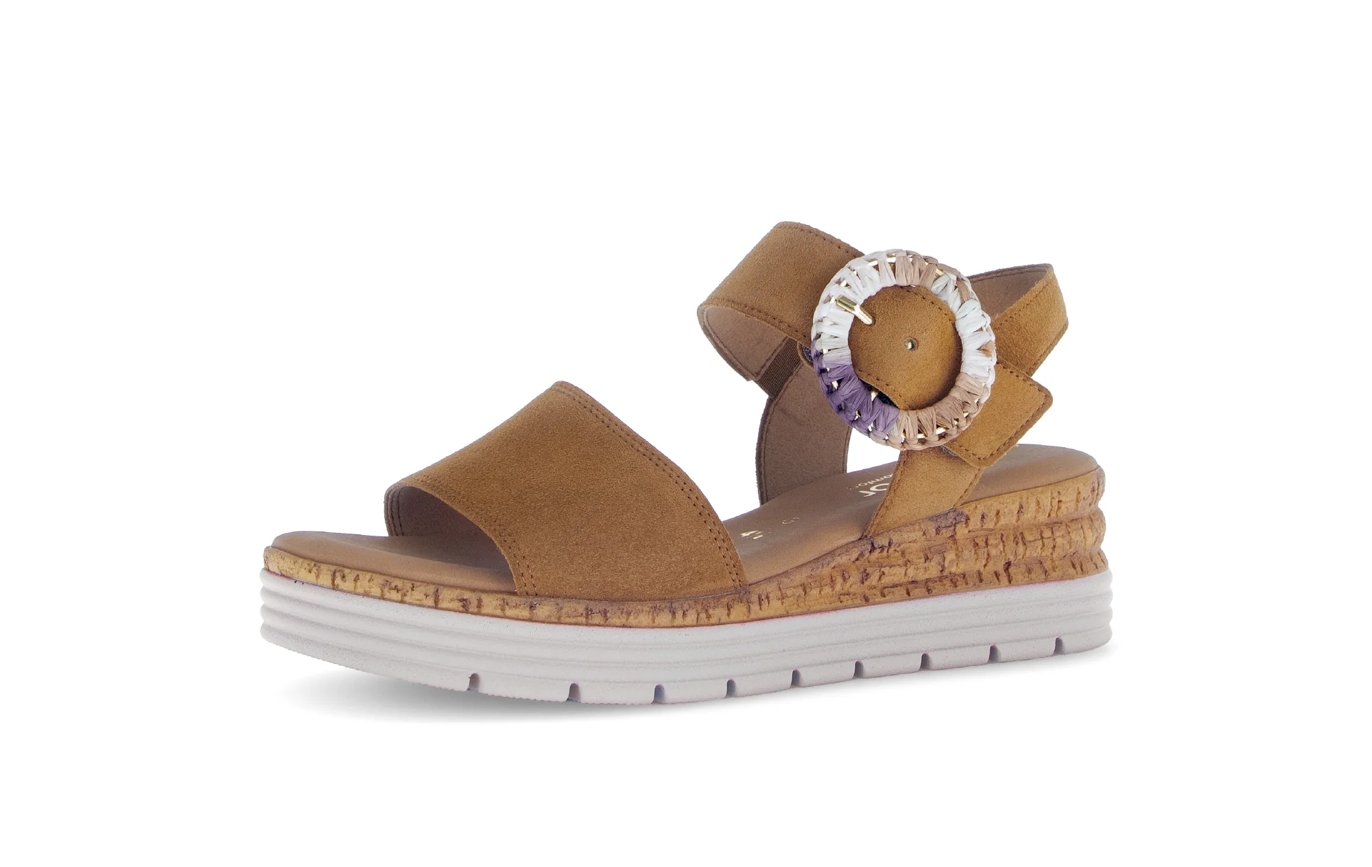 Sandales marron en velours - Image 6