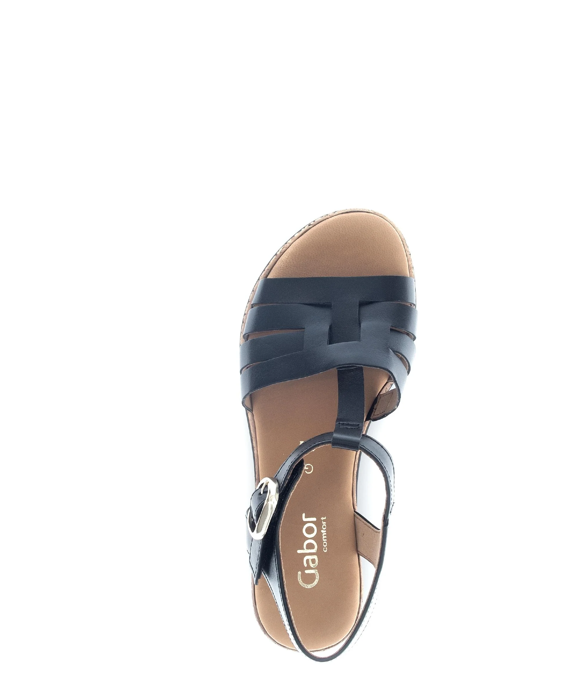 Sandales noires en cuir - Image 3