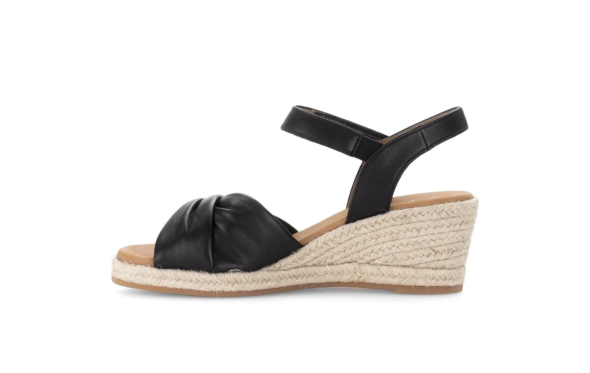 Sandales noires en cuir - Image 2