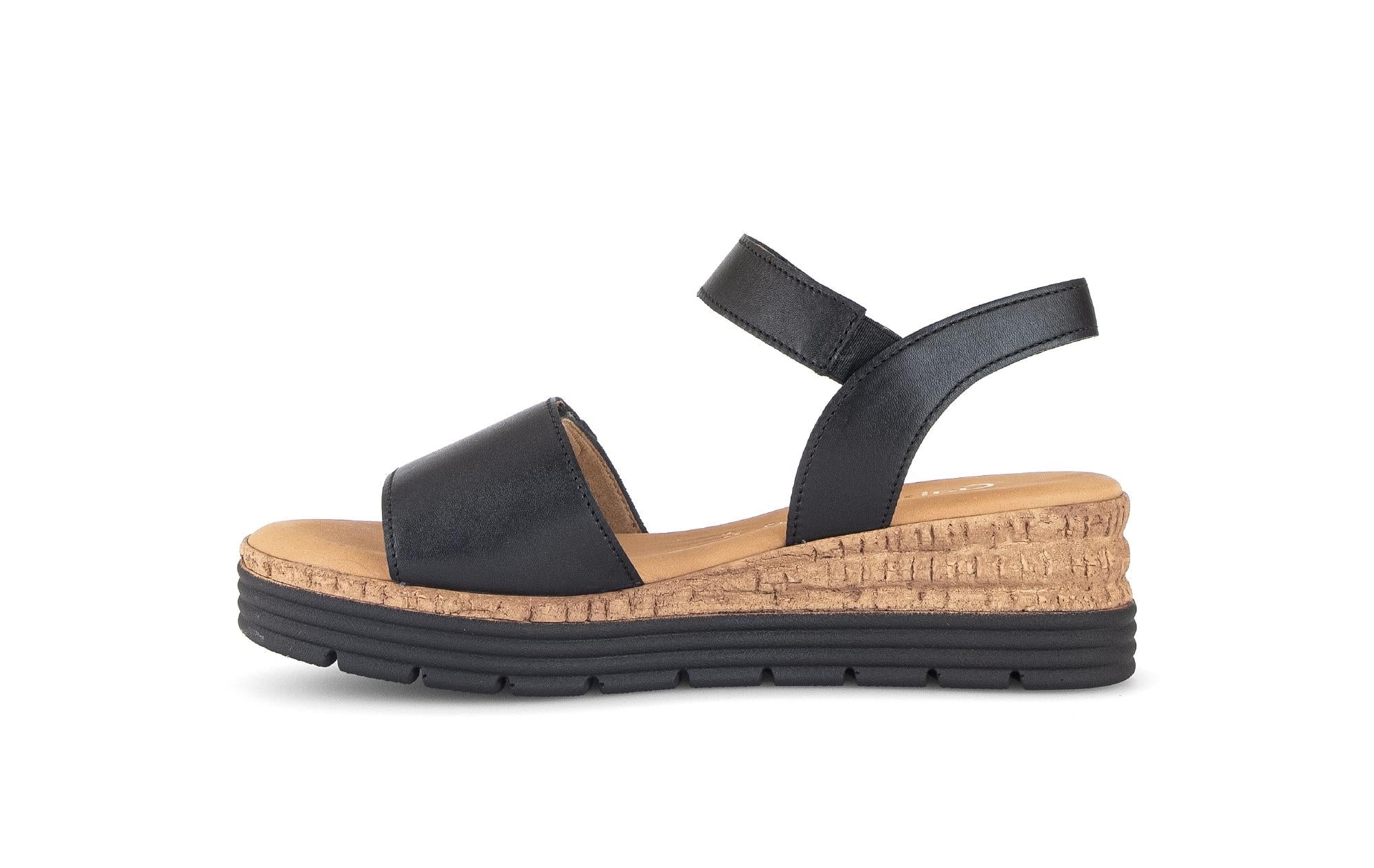 Sandales noires en cuir - Image 2