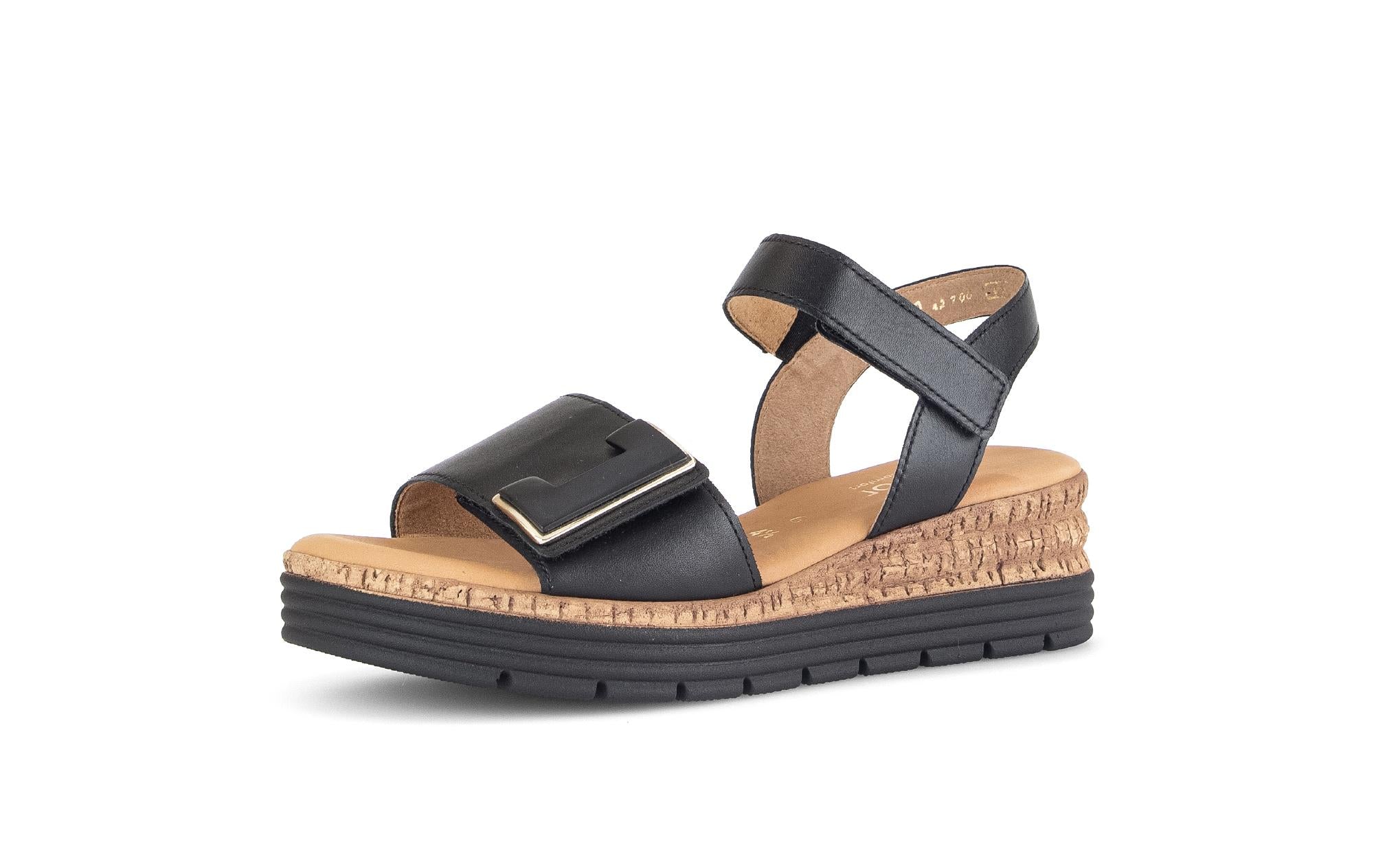 Sandales noires en cuir - Image 6