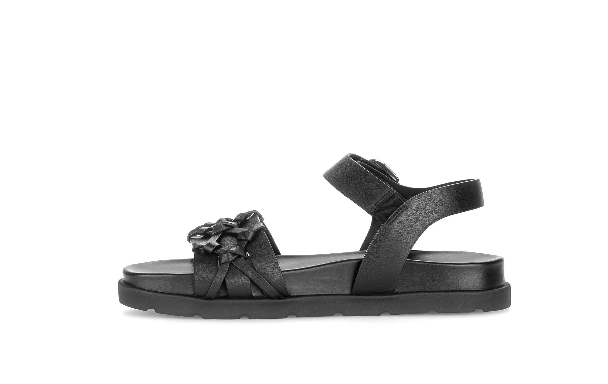 Sandales noires en cuir - Image 2