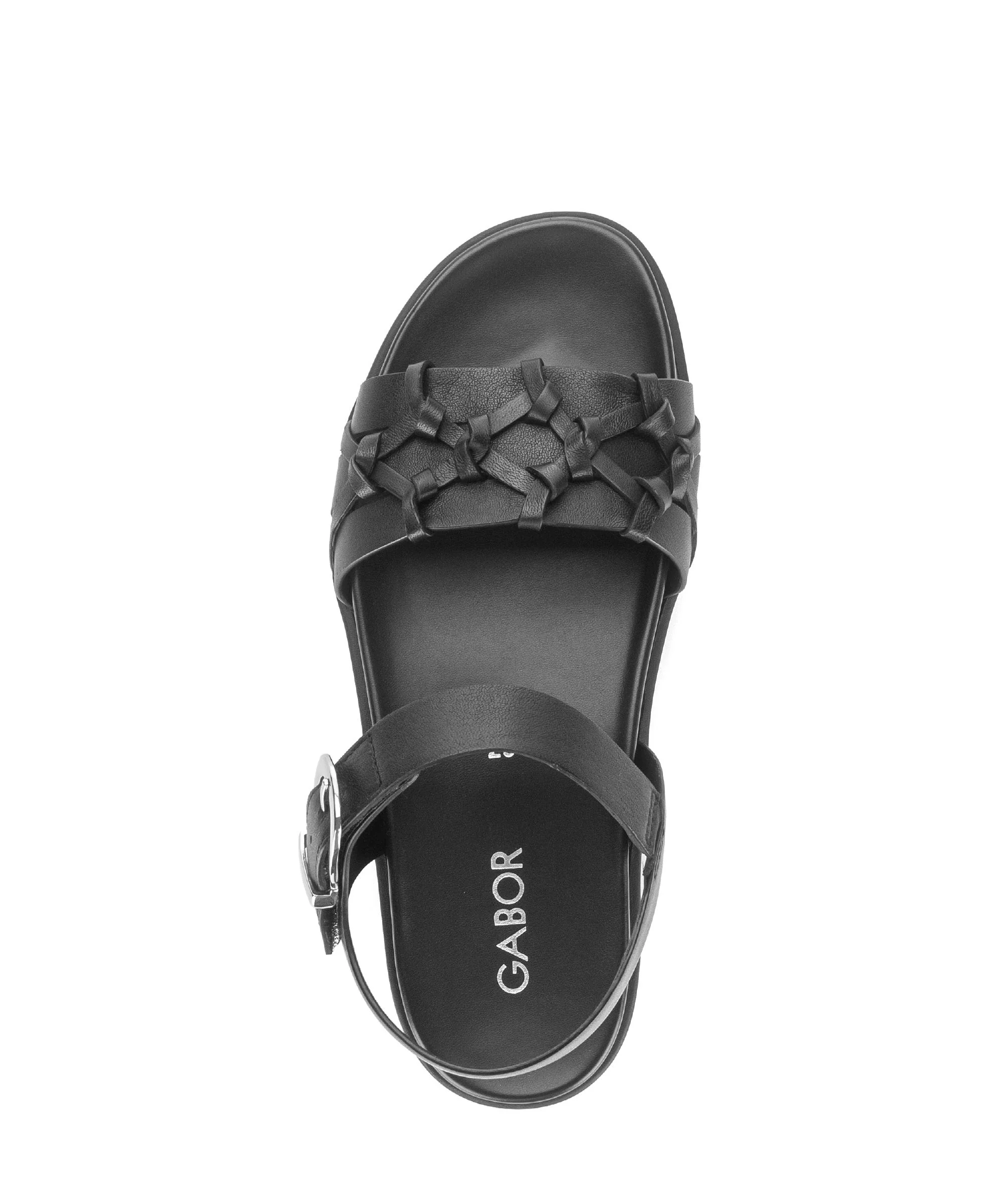 Sandales noires en cuir - Image 3
