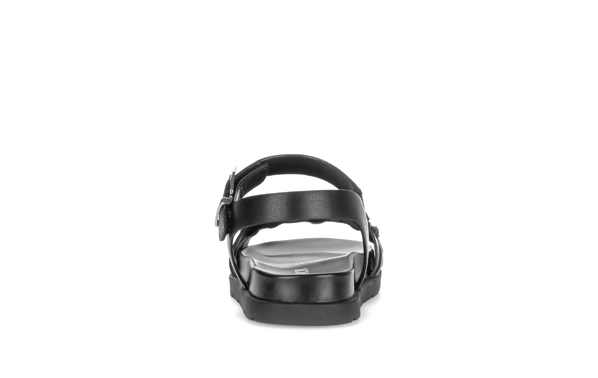Sandales noires en cuir - Image 4