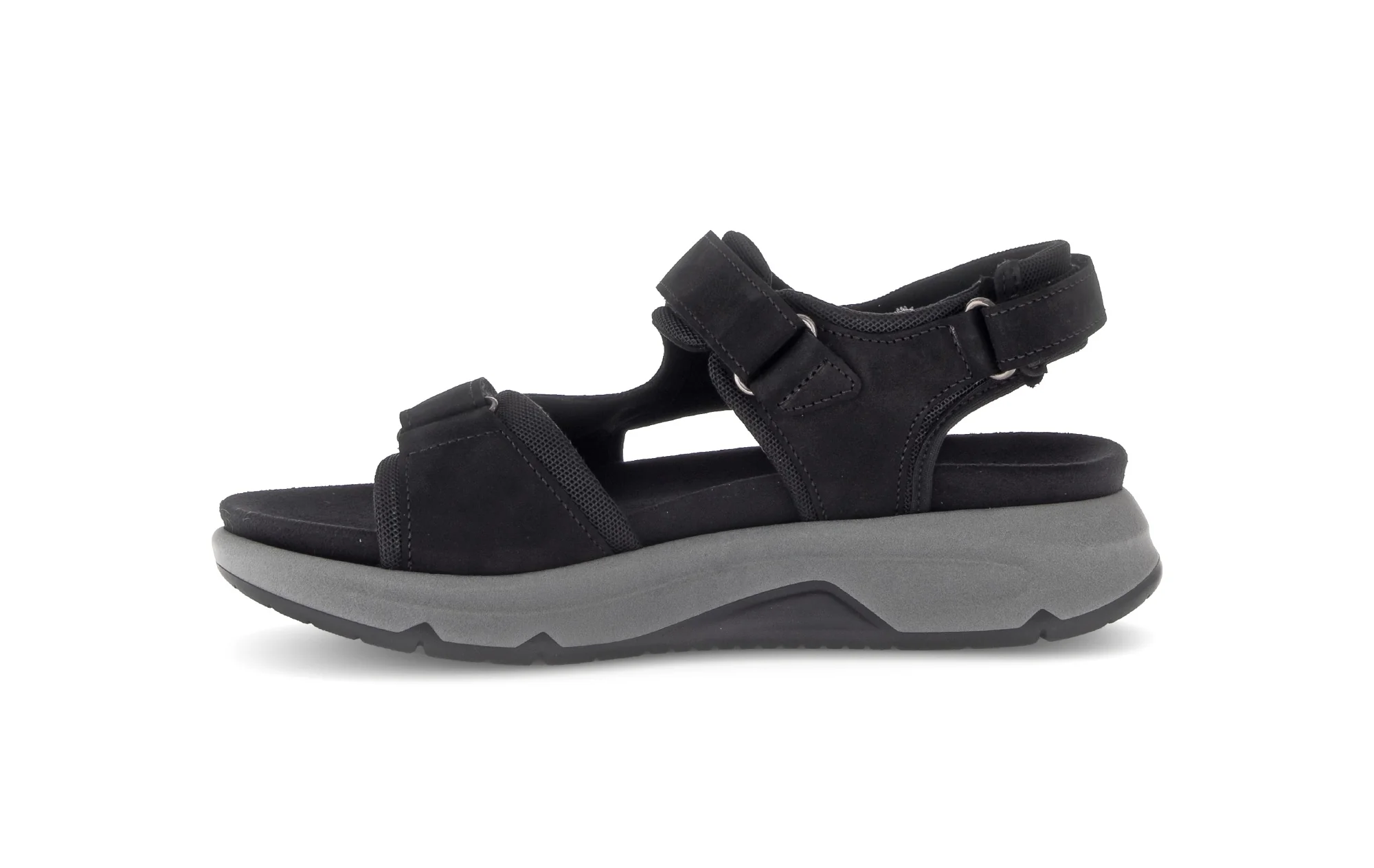Sandales noires en cuir - Image 2
