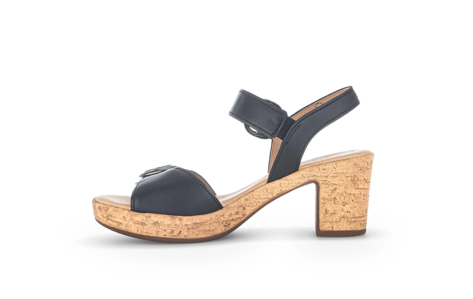 Sandales noires en cuir - Image 2