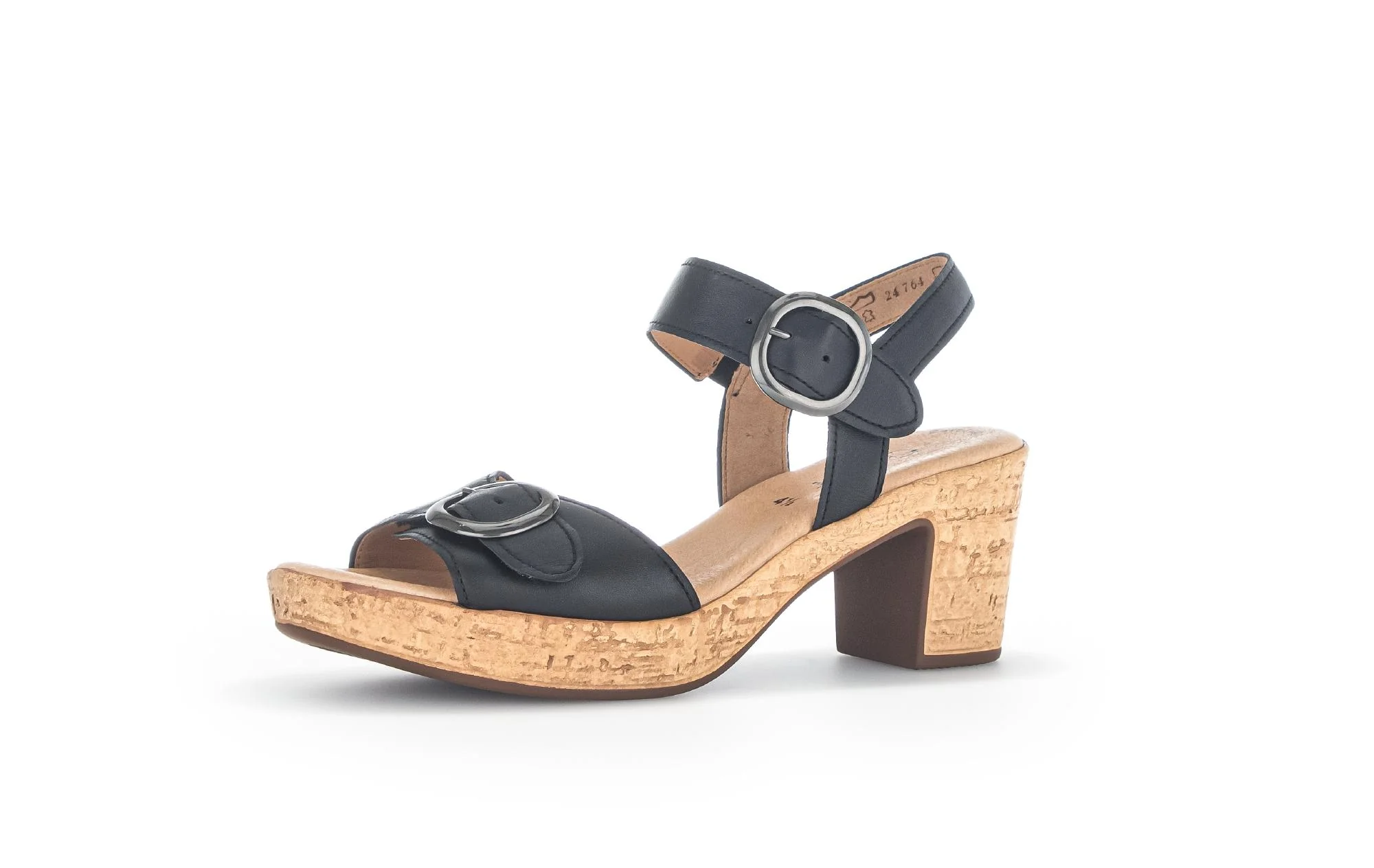 Sandales noires en cuir - Image 6