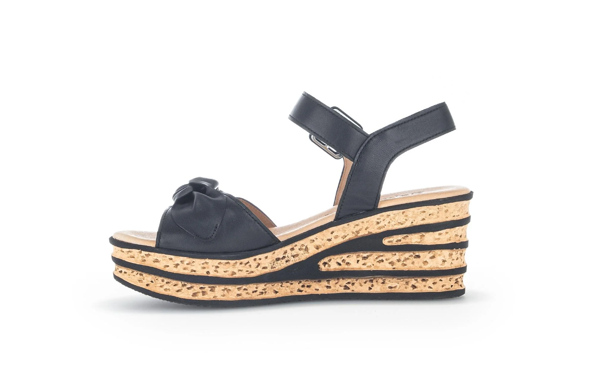 Sandales noires en cuir - Image 2