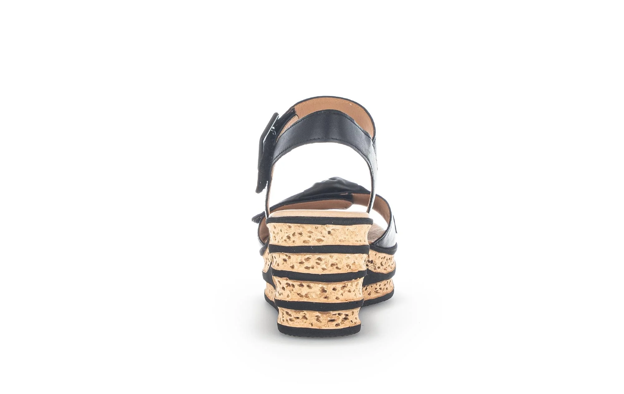 Sandales noires en cuir - Image 4