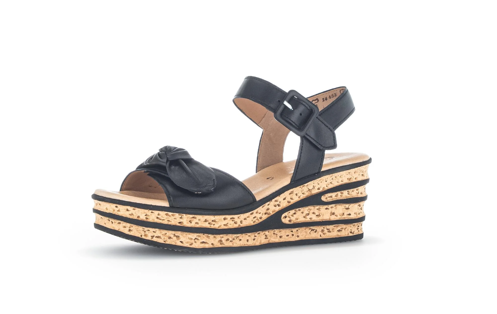 Sandales noires en cuir - Image 6