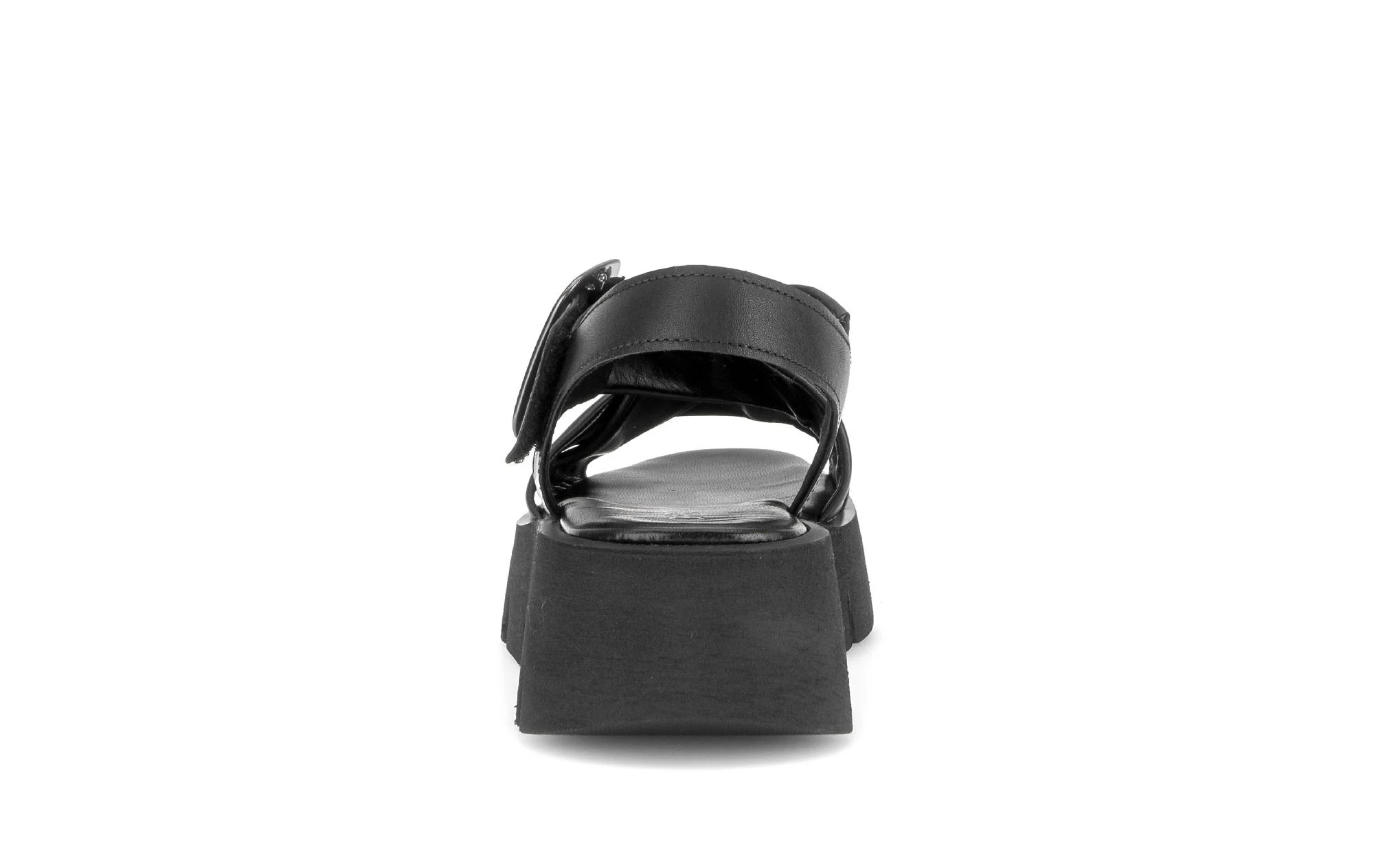 Sandales noires en cuir - Image 4