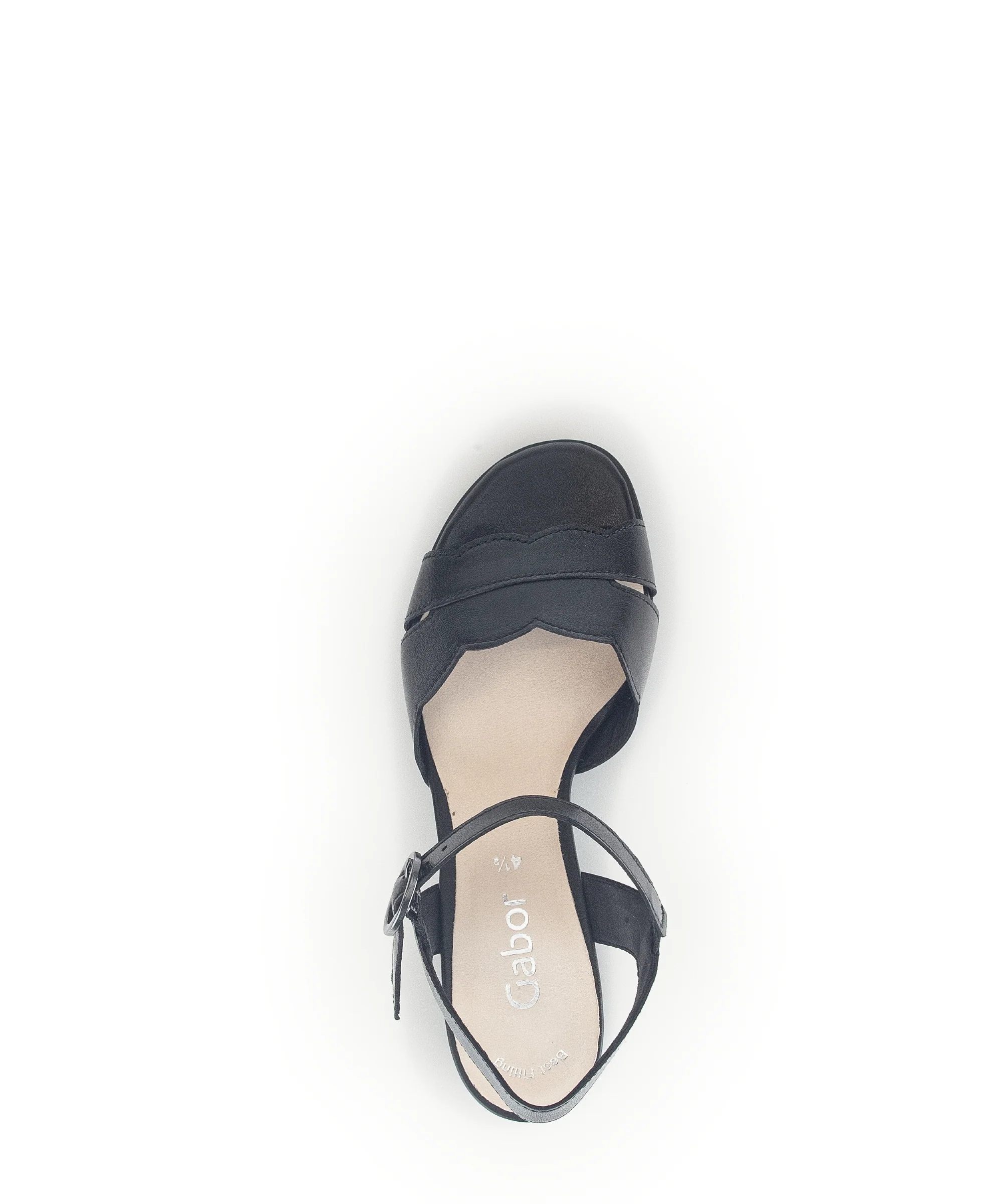 Sandales noires en cuir - Image 5
