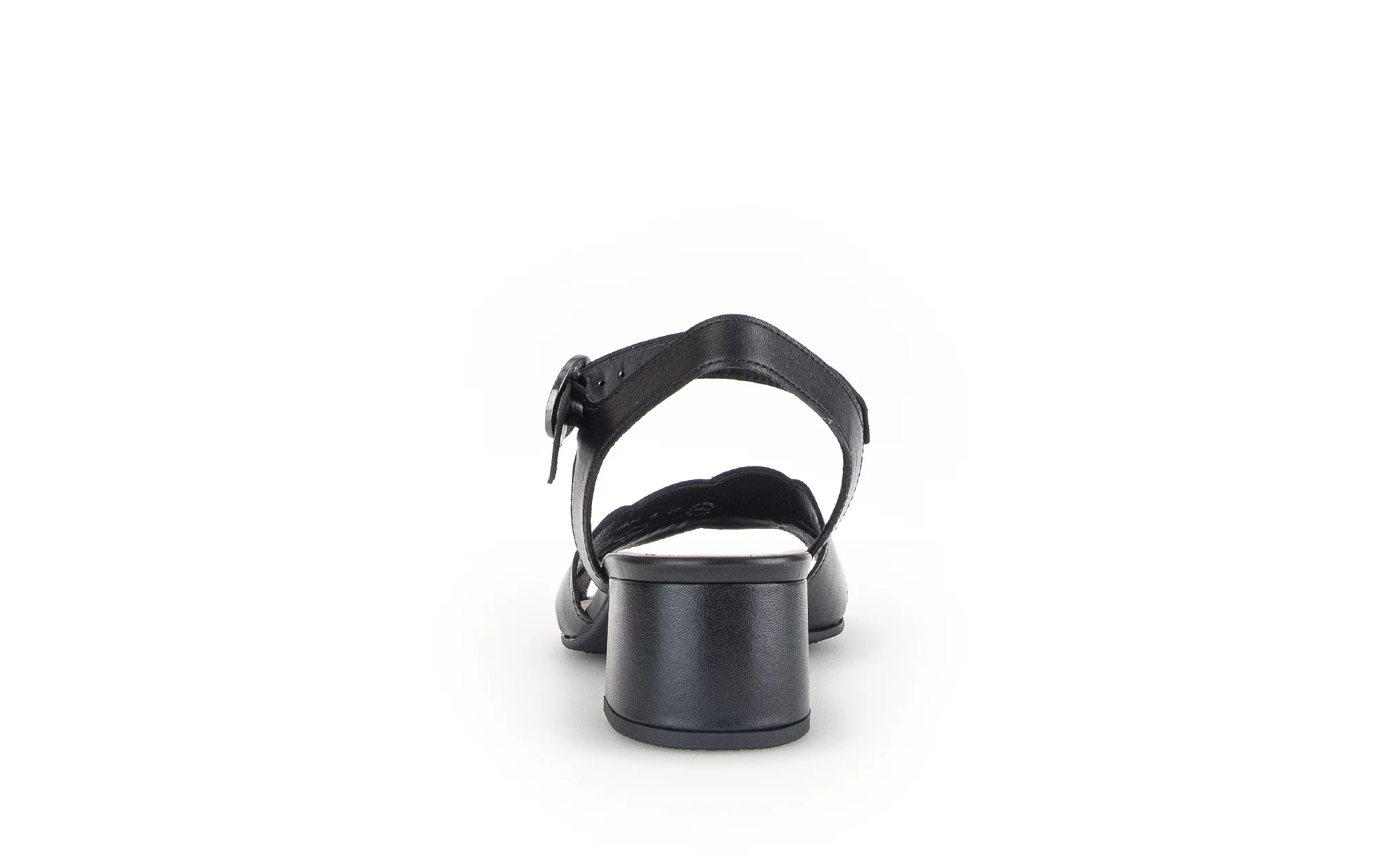Sandales noires en cuir - Image 6