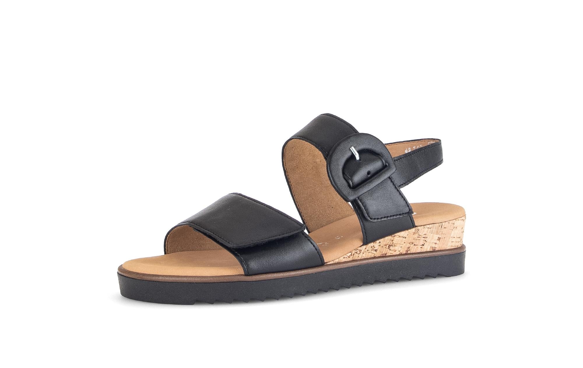 Sandales noires en cuir - Image 6