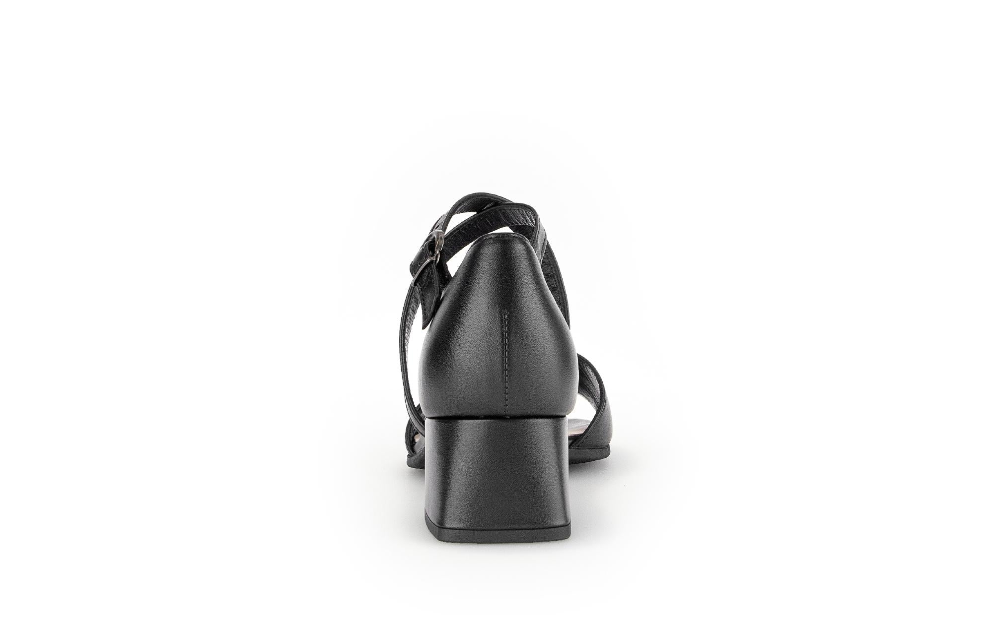 Sandales noires en cuir - Image 4