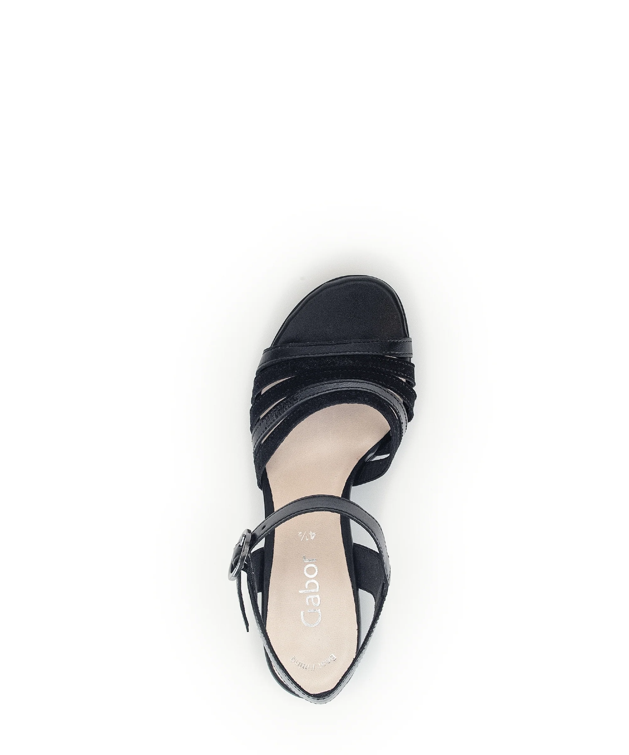 Sandales noires en cuir - Image 5