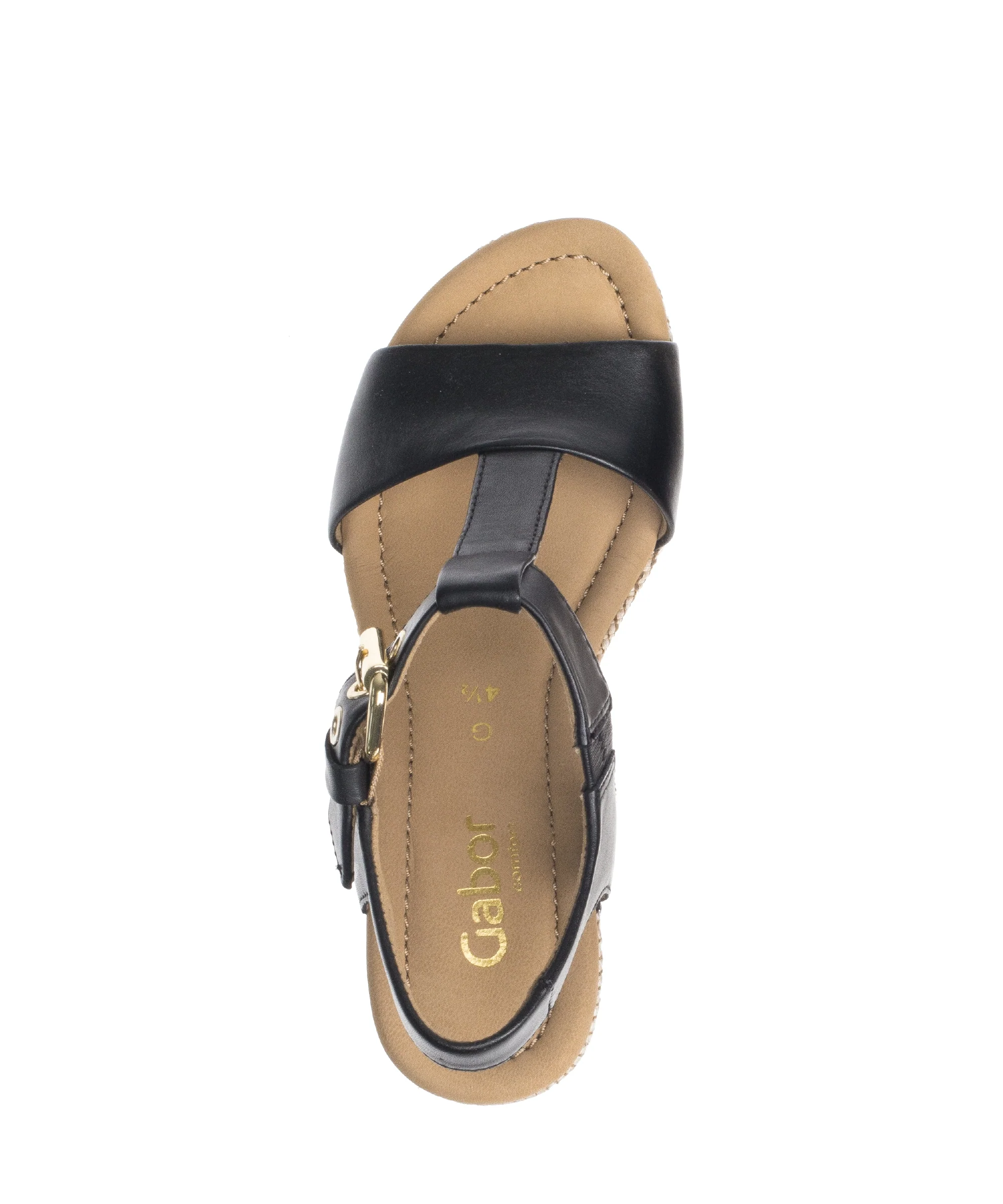 Sandales noires en cuir - Image 5