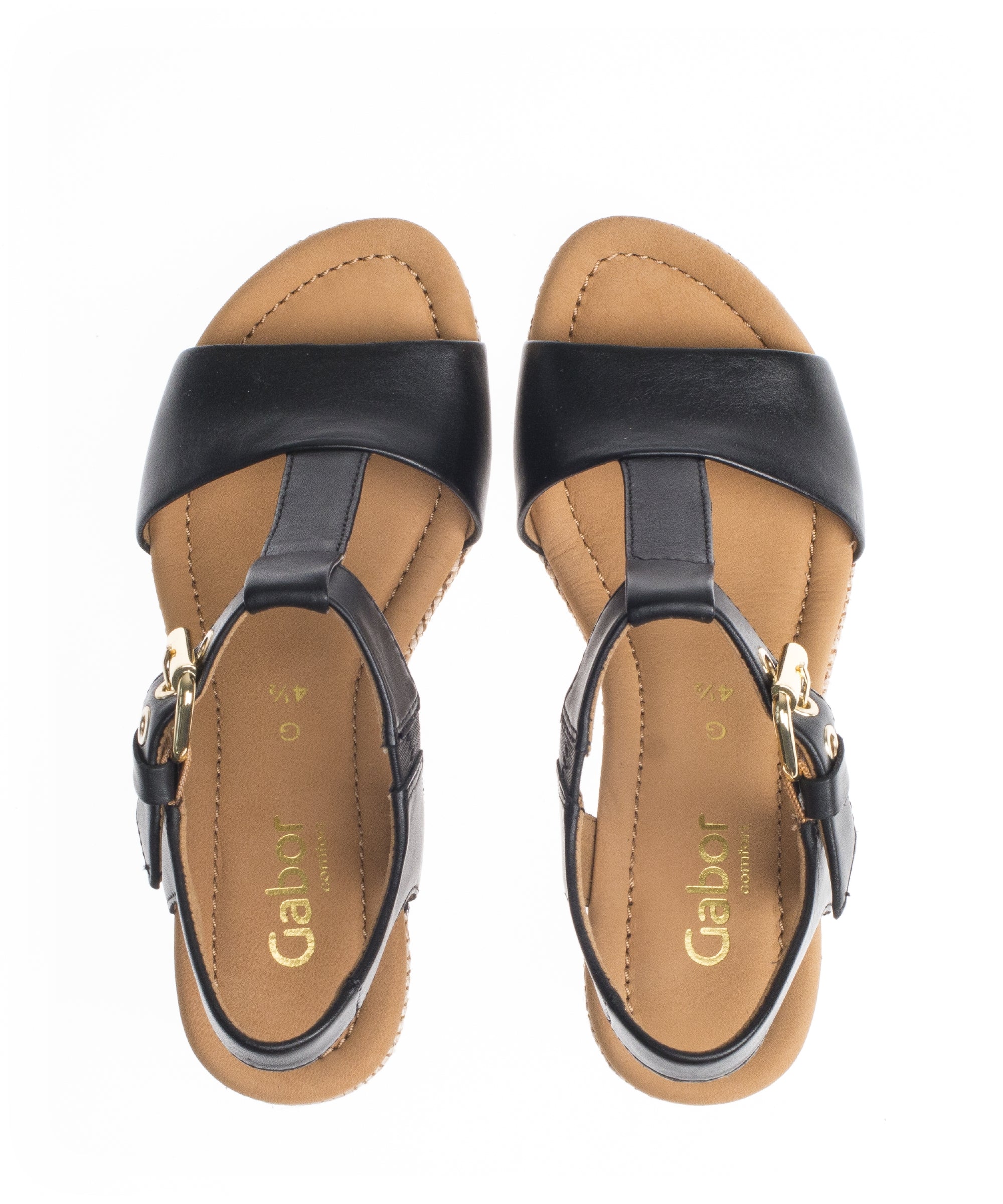 Sandales noires en cuir - Image 7