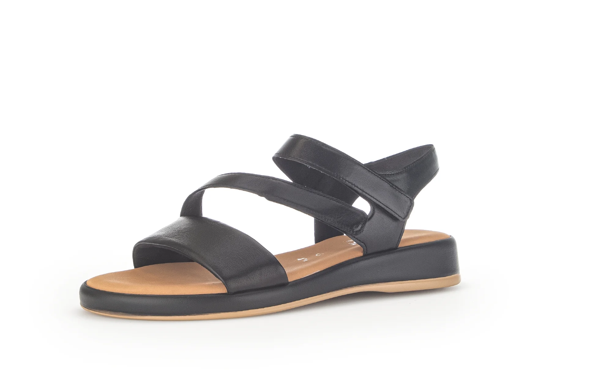 Sandales noires en cuir - Image 3